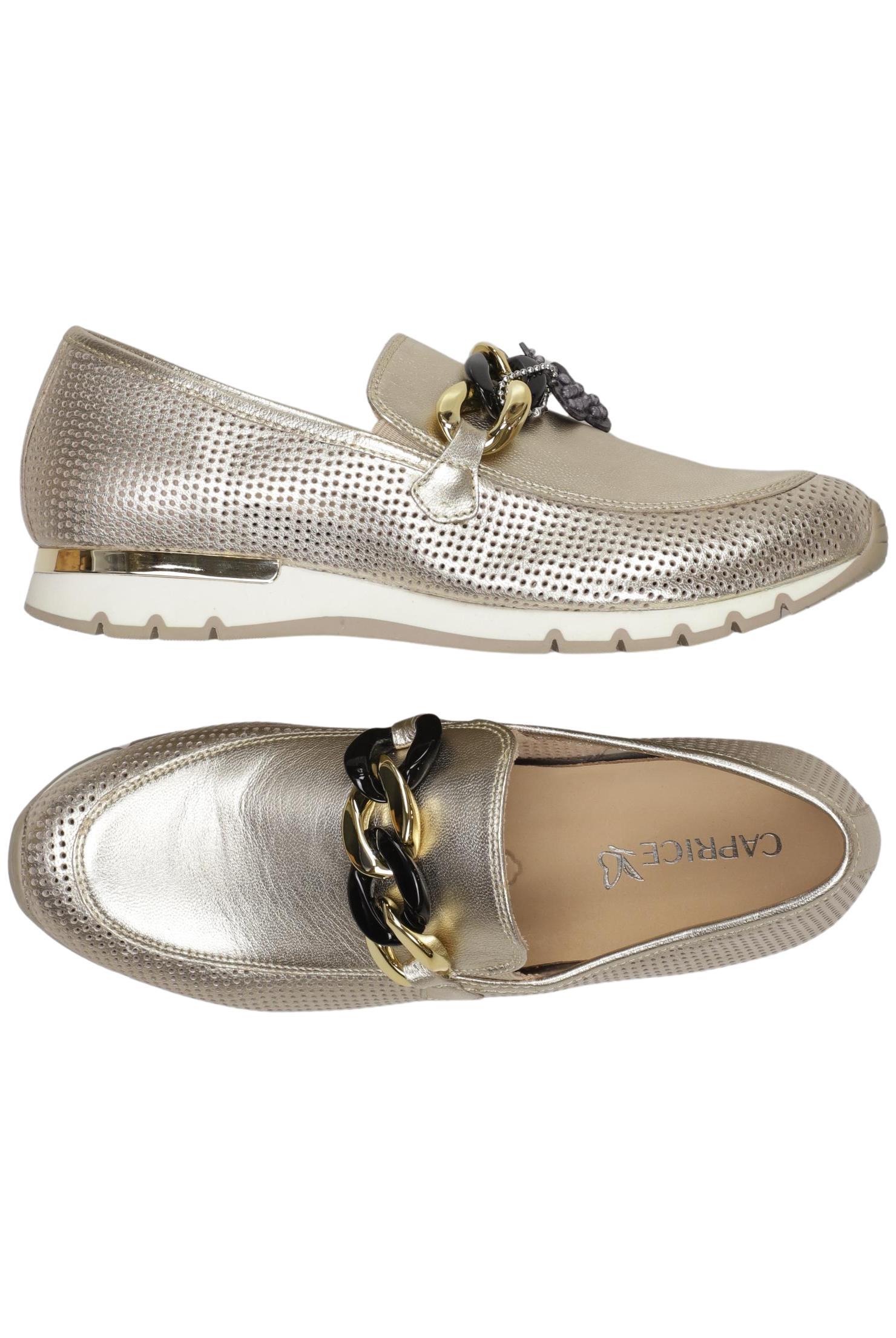 

Caprice Damen Halbschuh, gold, Gr. 40