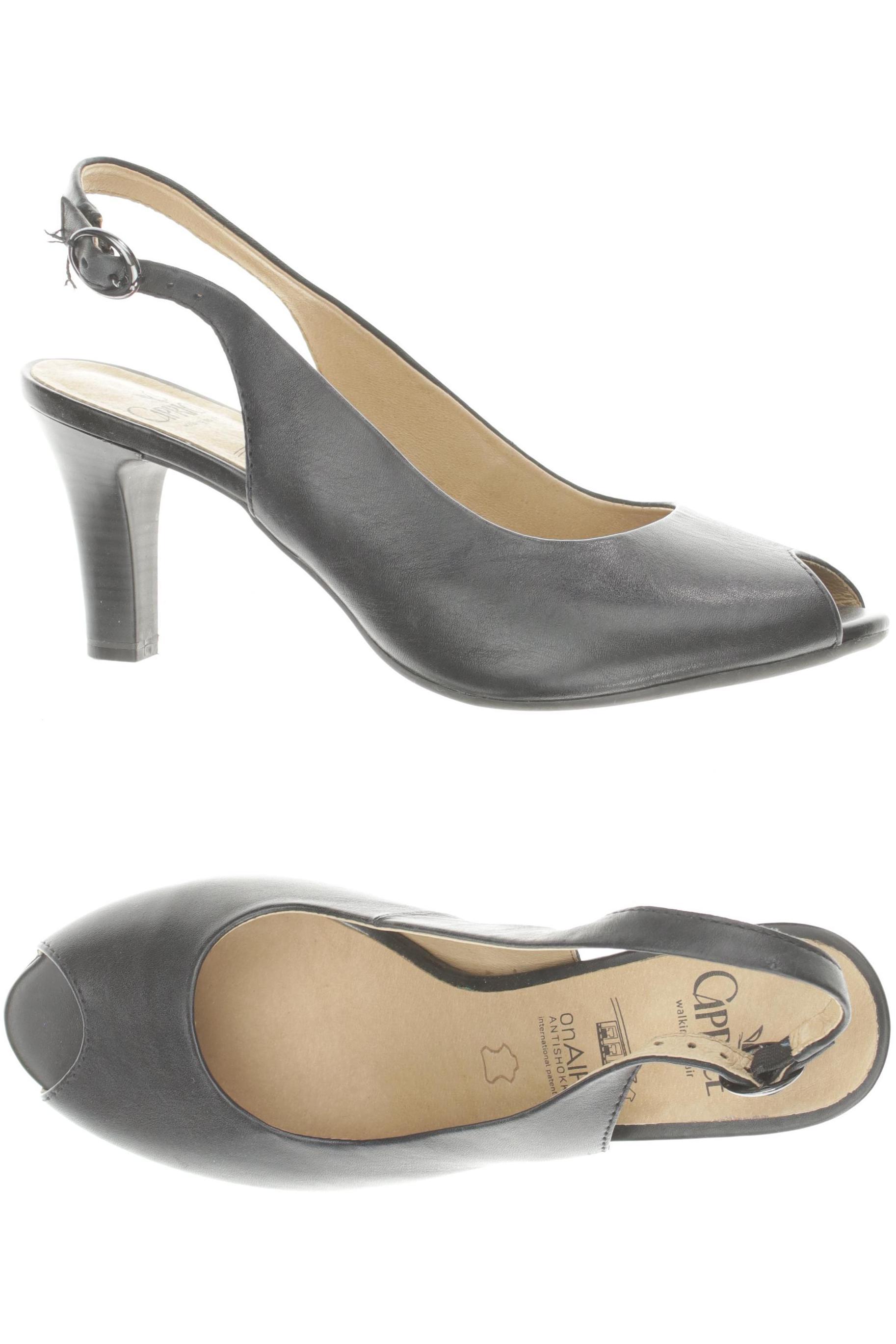 

Caprice Damen Sandale, schwarz, Gr. 6.5