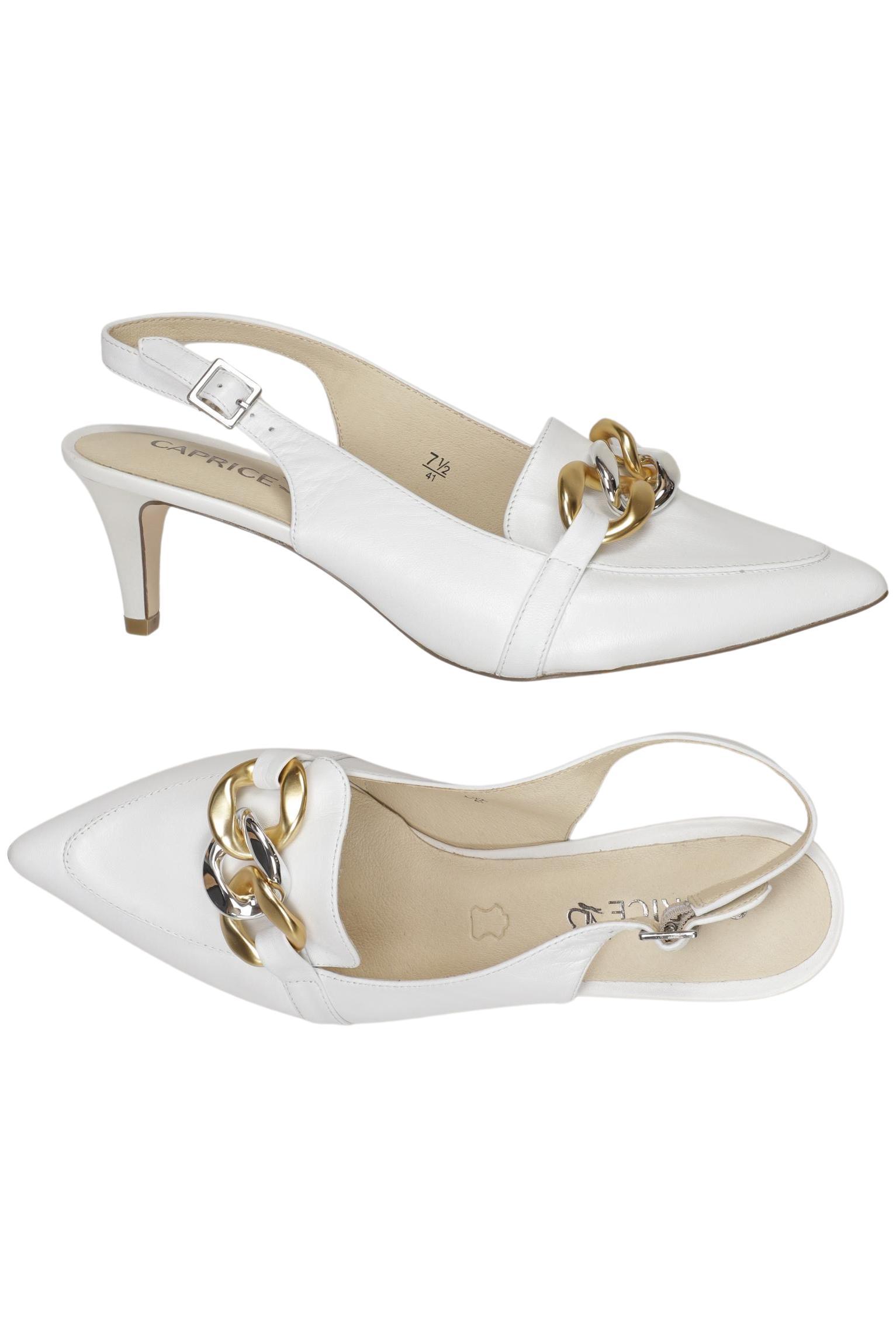 

Caprice Damen Pumps, weiß, Gr. 7.5