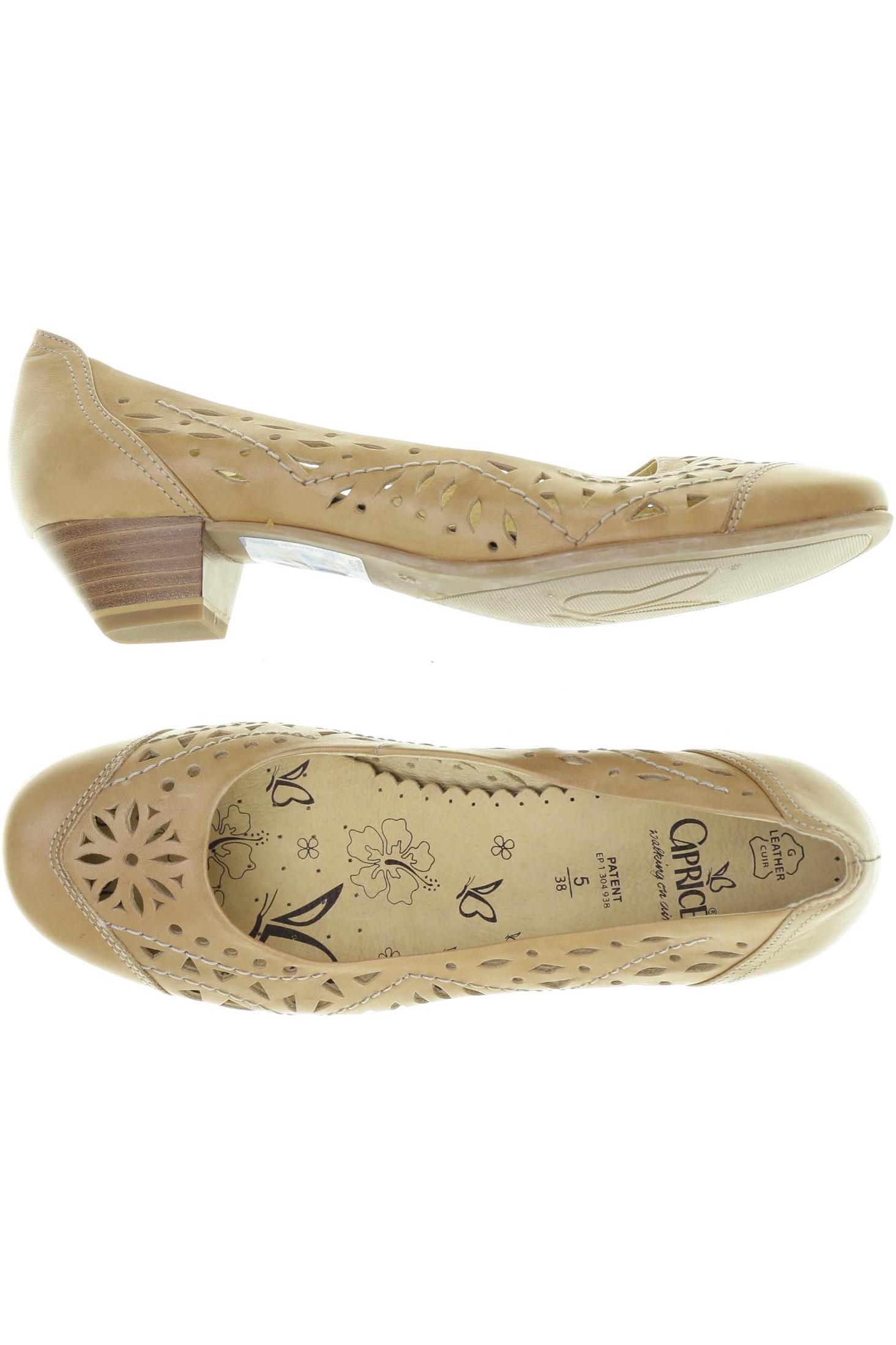 

Caprice Damen Pumps, beige, Gr. 5