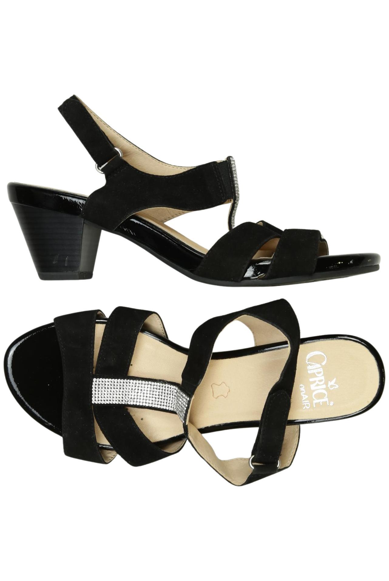 

Caprice Damen Sandale, schwarz, Gr. 39