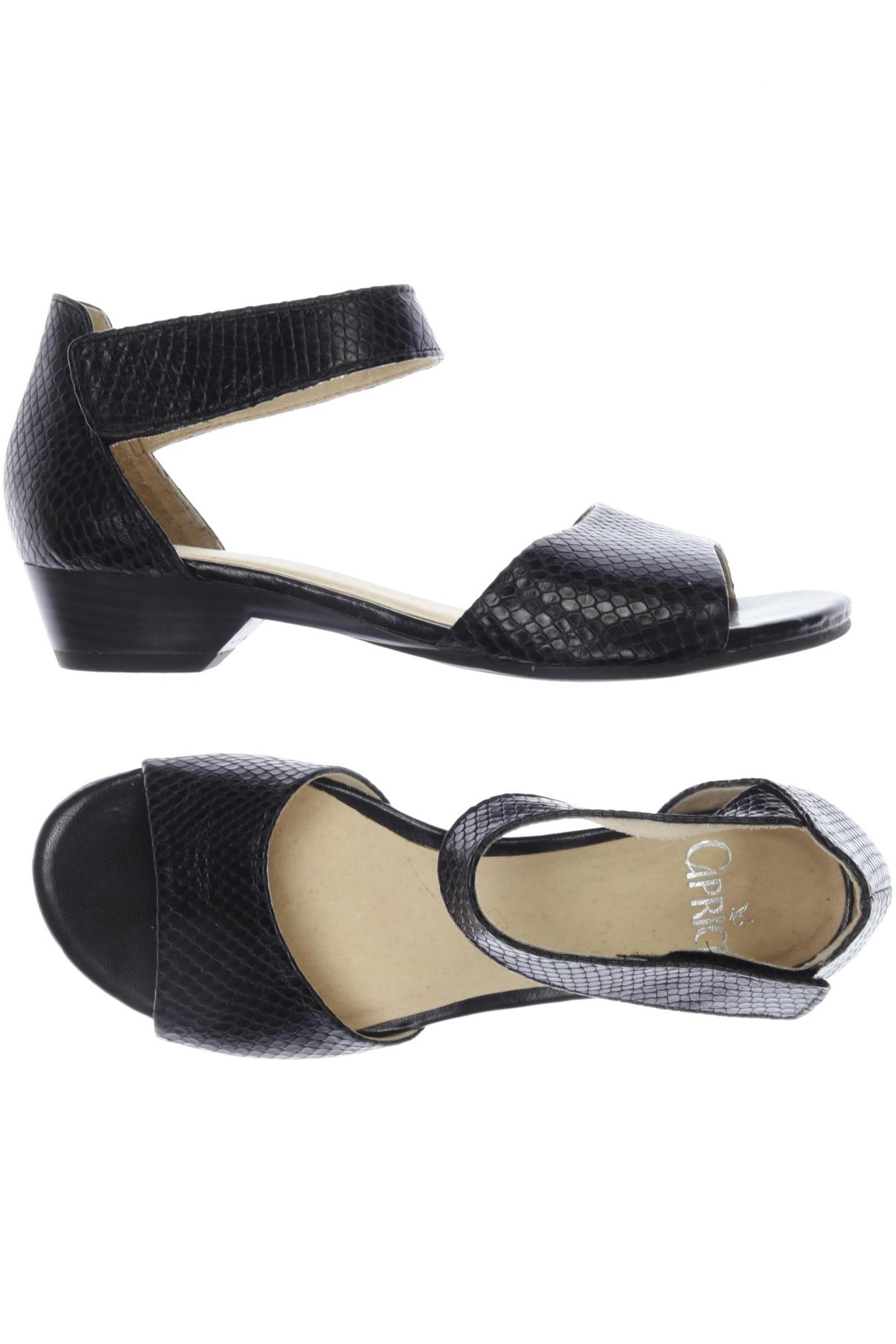 

Caprice Damen Sandale, schwarz, Gr. 38