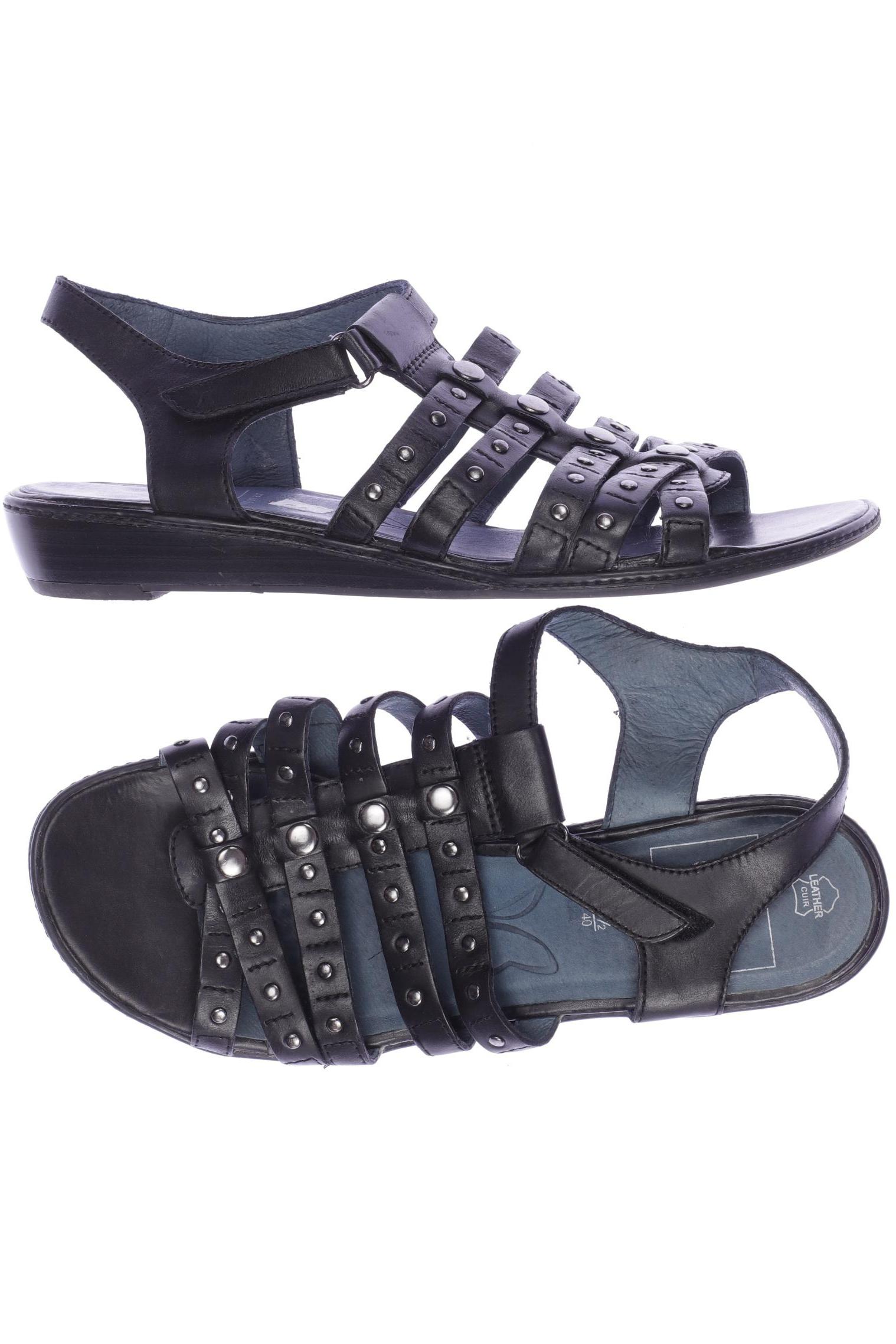 

Caprice Damen Sandale, schwarz, Gr. 6.5