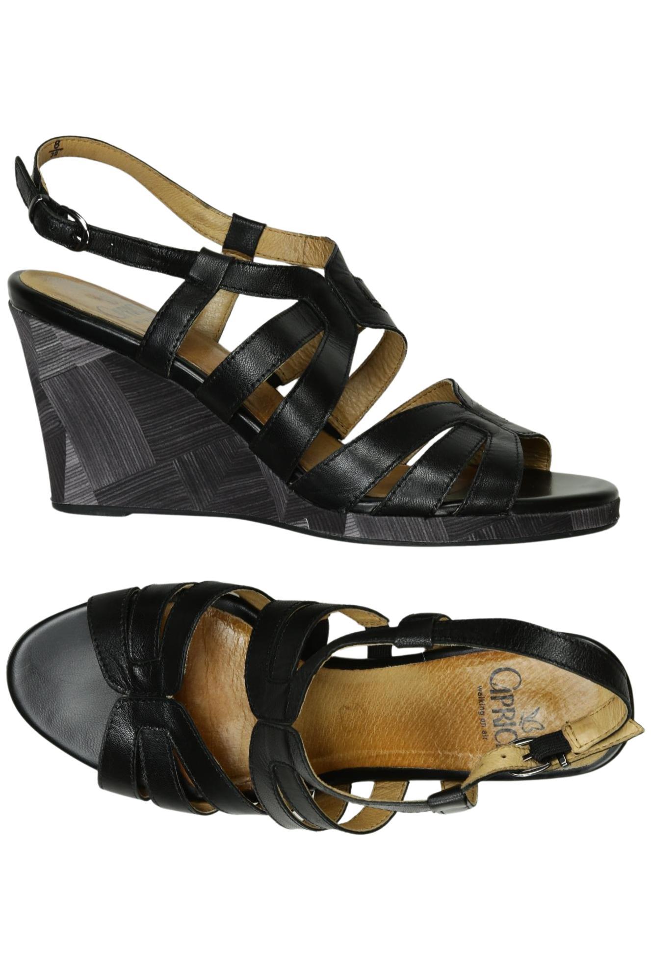 

Caprice Damen Sandale, schwarz, Gr. 39