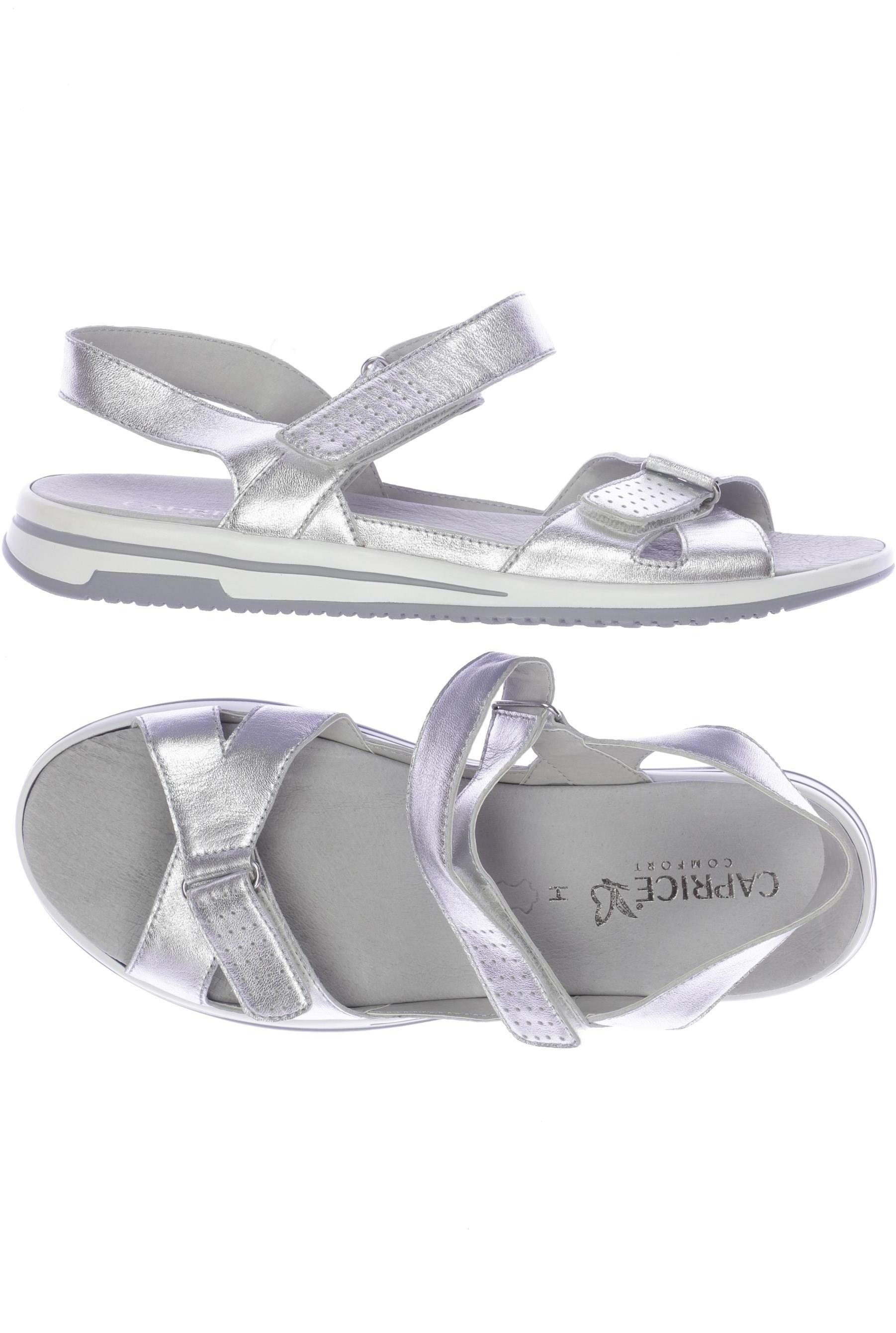 

Caprice Damen Sandale, silber, Gr. 6