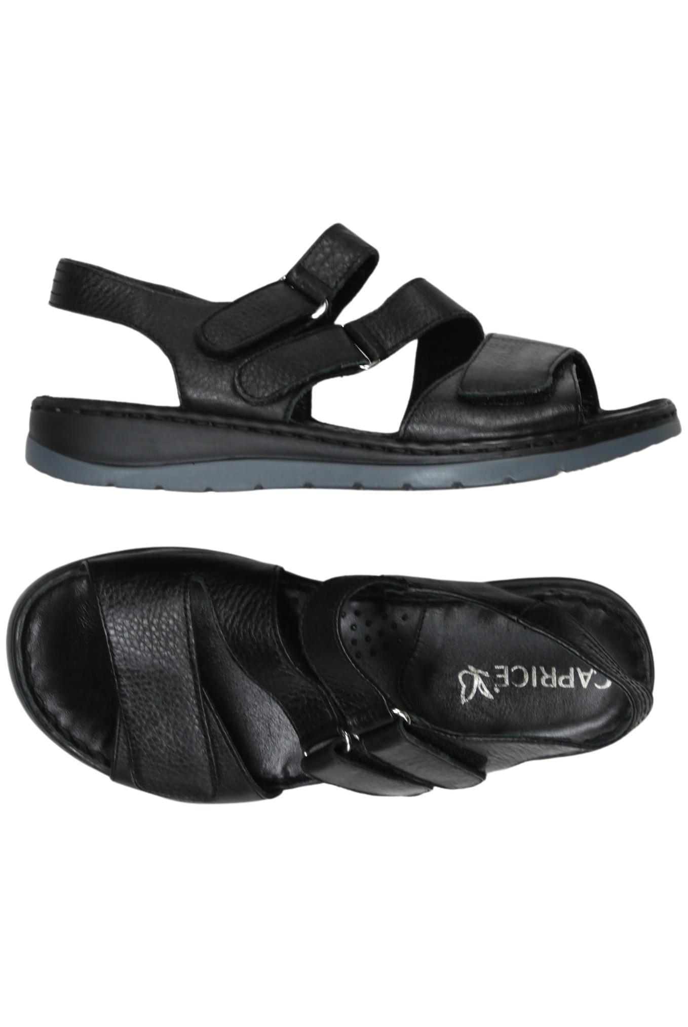 

Caprice Damen Sandale, schwarz, Gr. 38