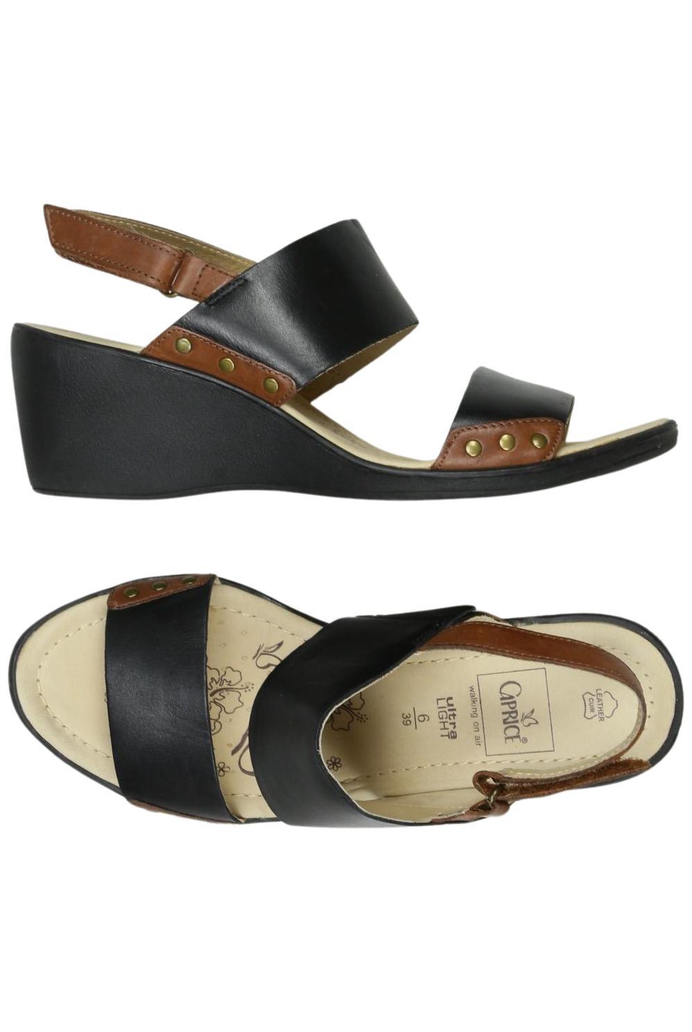 

Caprice Damen Sandale, schwarz, Gr. 39