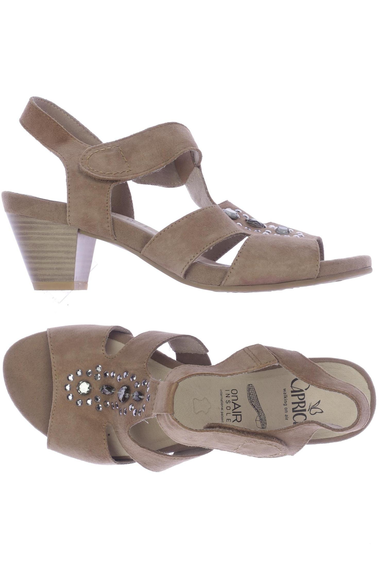 

Caprice Damen Sandale, beige, Gr. 5.5