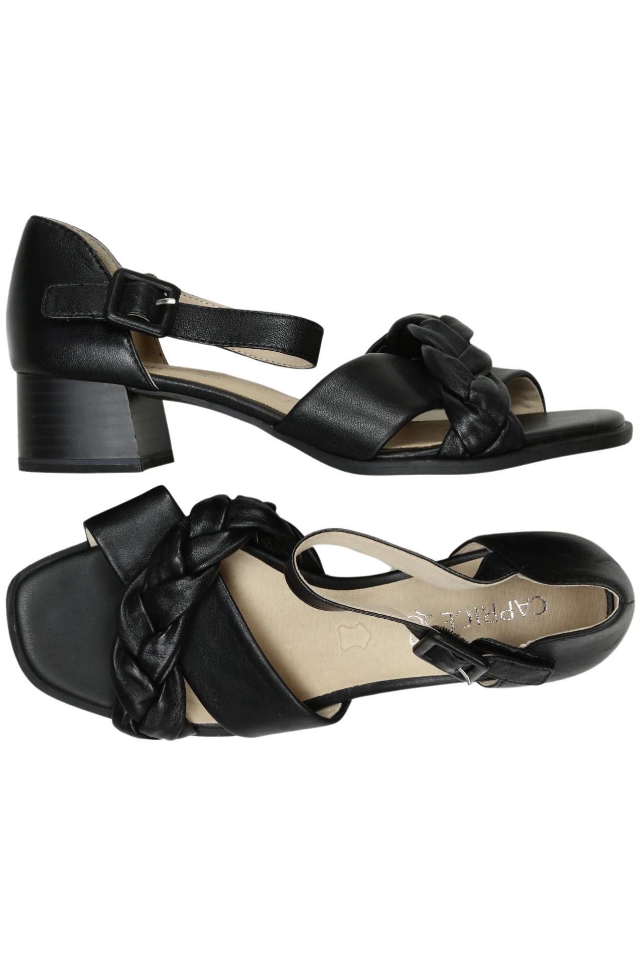 

Caprice Damen Sandale, schwarz, Gr. 39