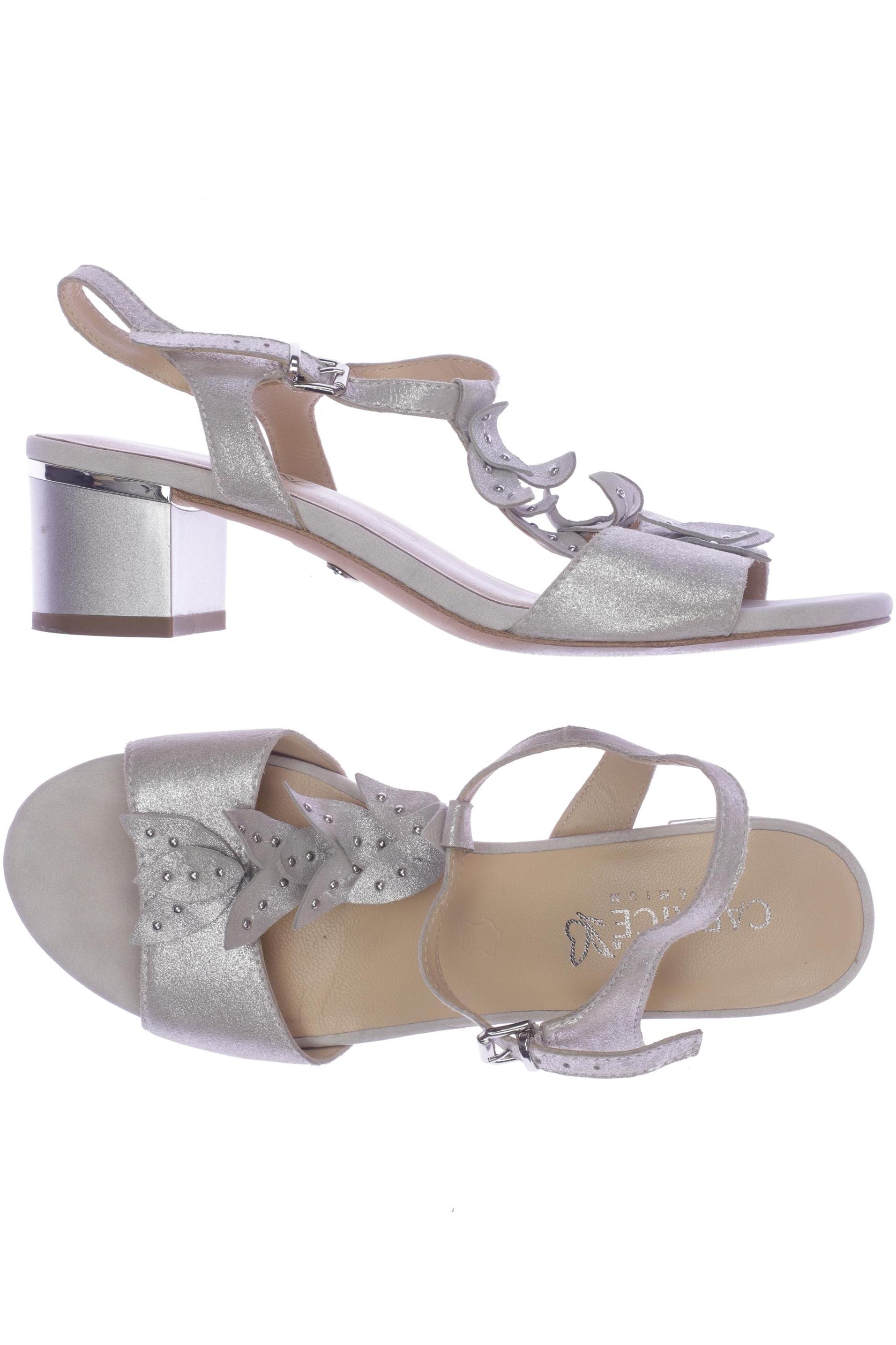 

Caprice Damen Sandale, silber, Gr. 39