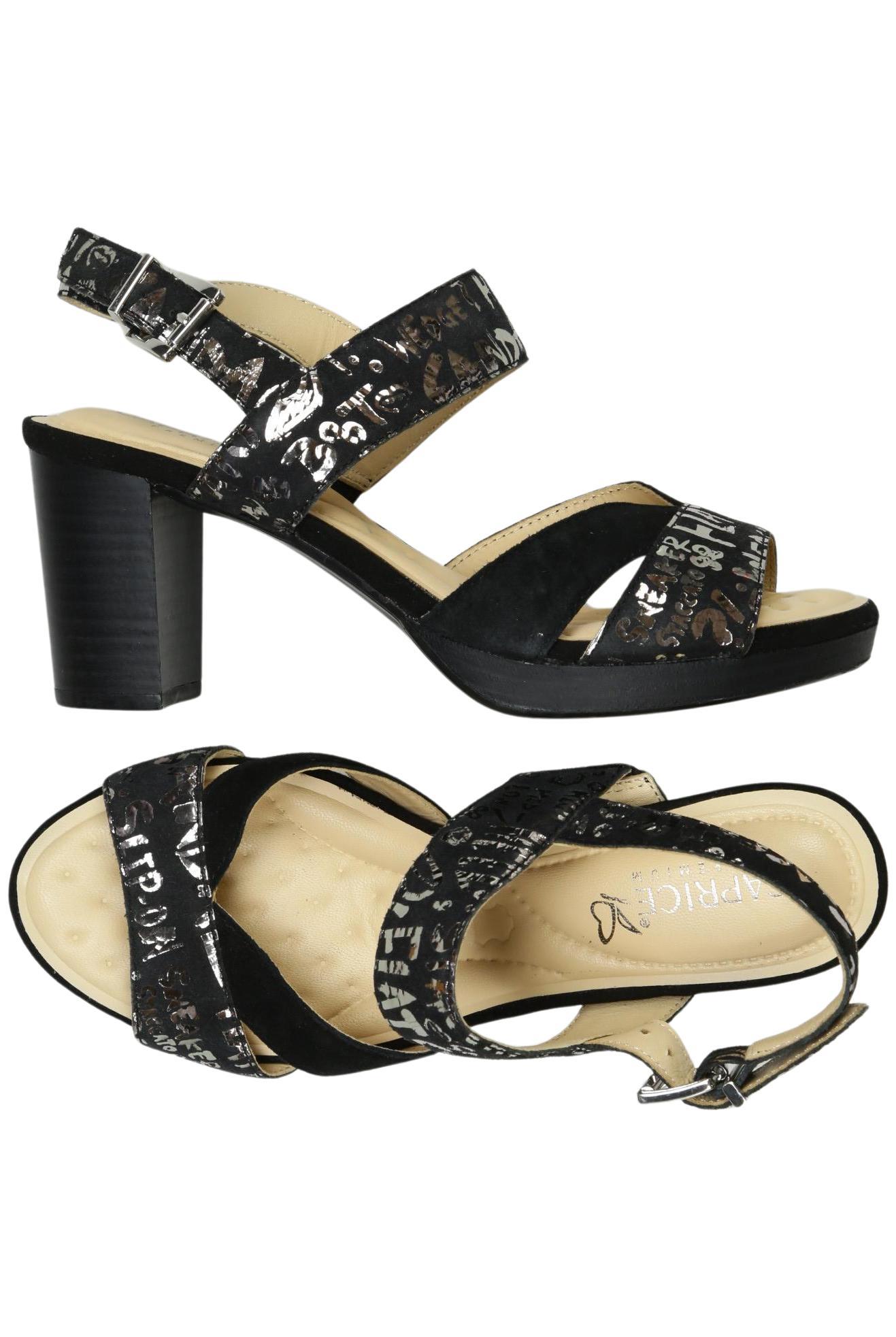 

Caprice Damen Sandale, schwarz, Gr. 37.5