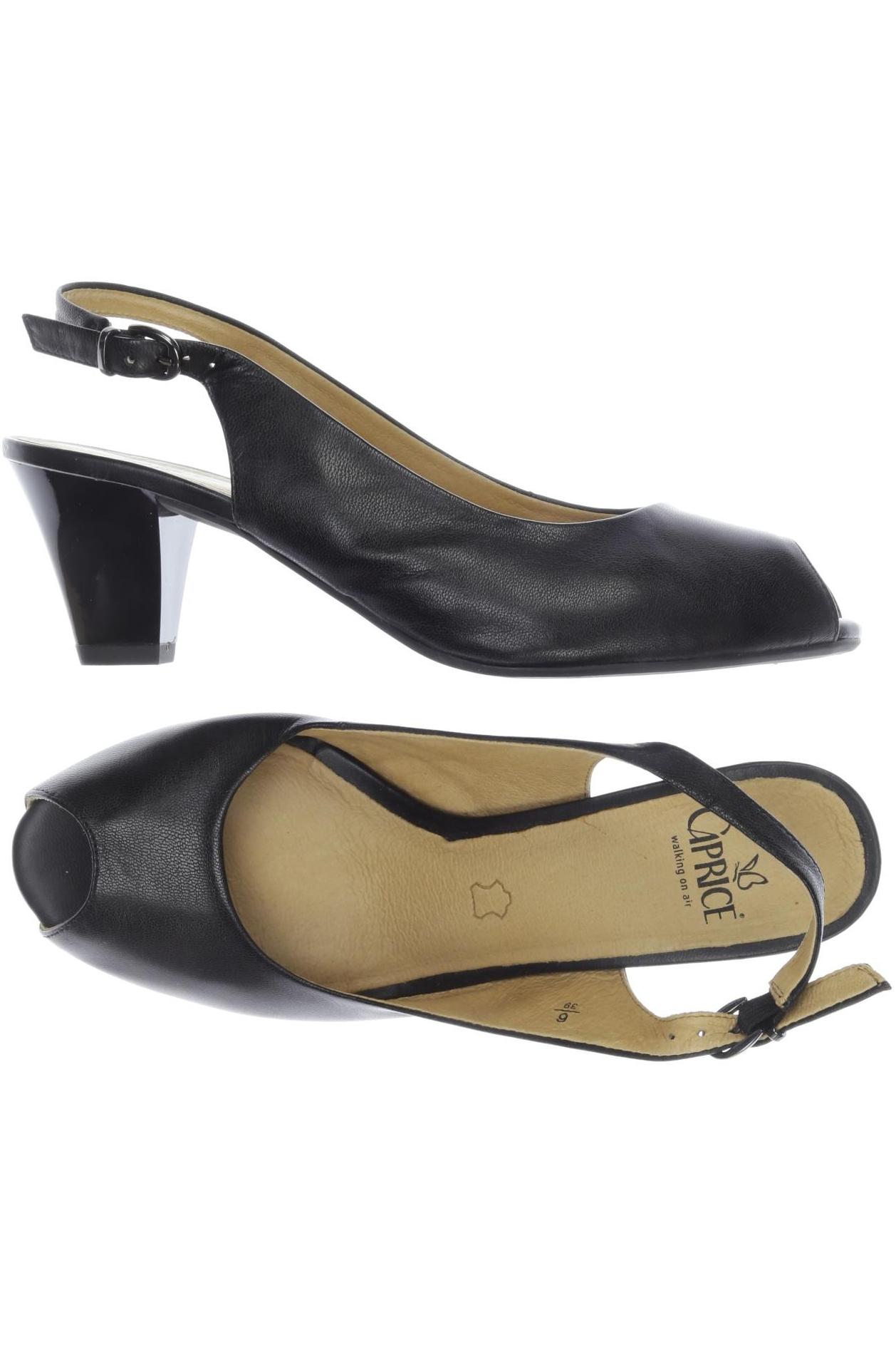 

Caprice Damen Sandale, schwarz, Gr. 39