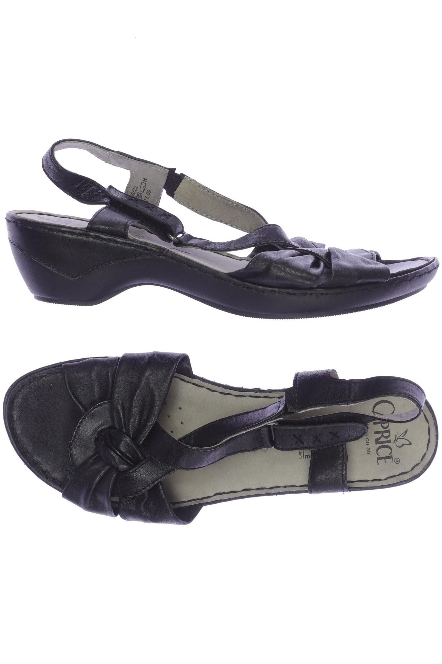 

Caprice Damen Sandale, schwarz, Gr. 41