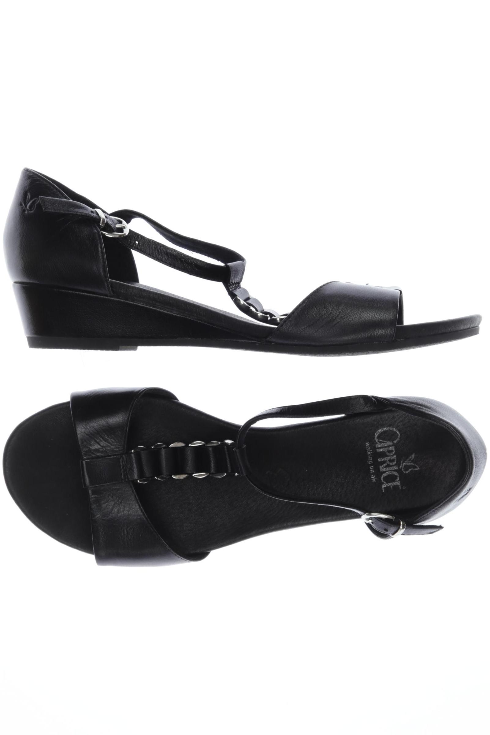 

Caprice Damen Sandale, schwarz, Gr. 40.5
