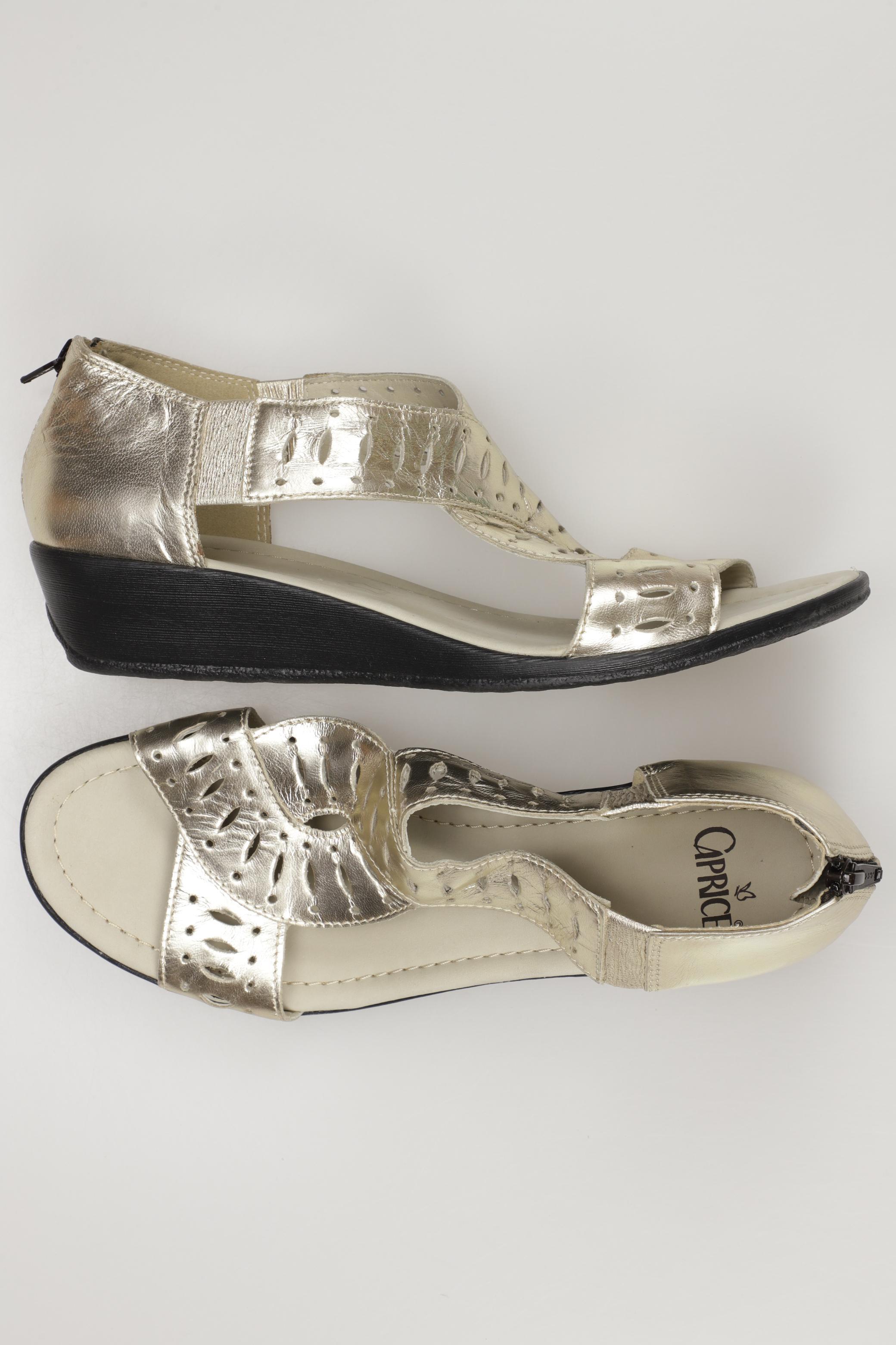 

Caprice Damen Sandale, gold, Gr. 41