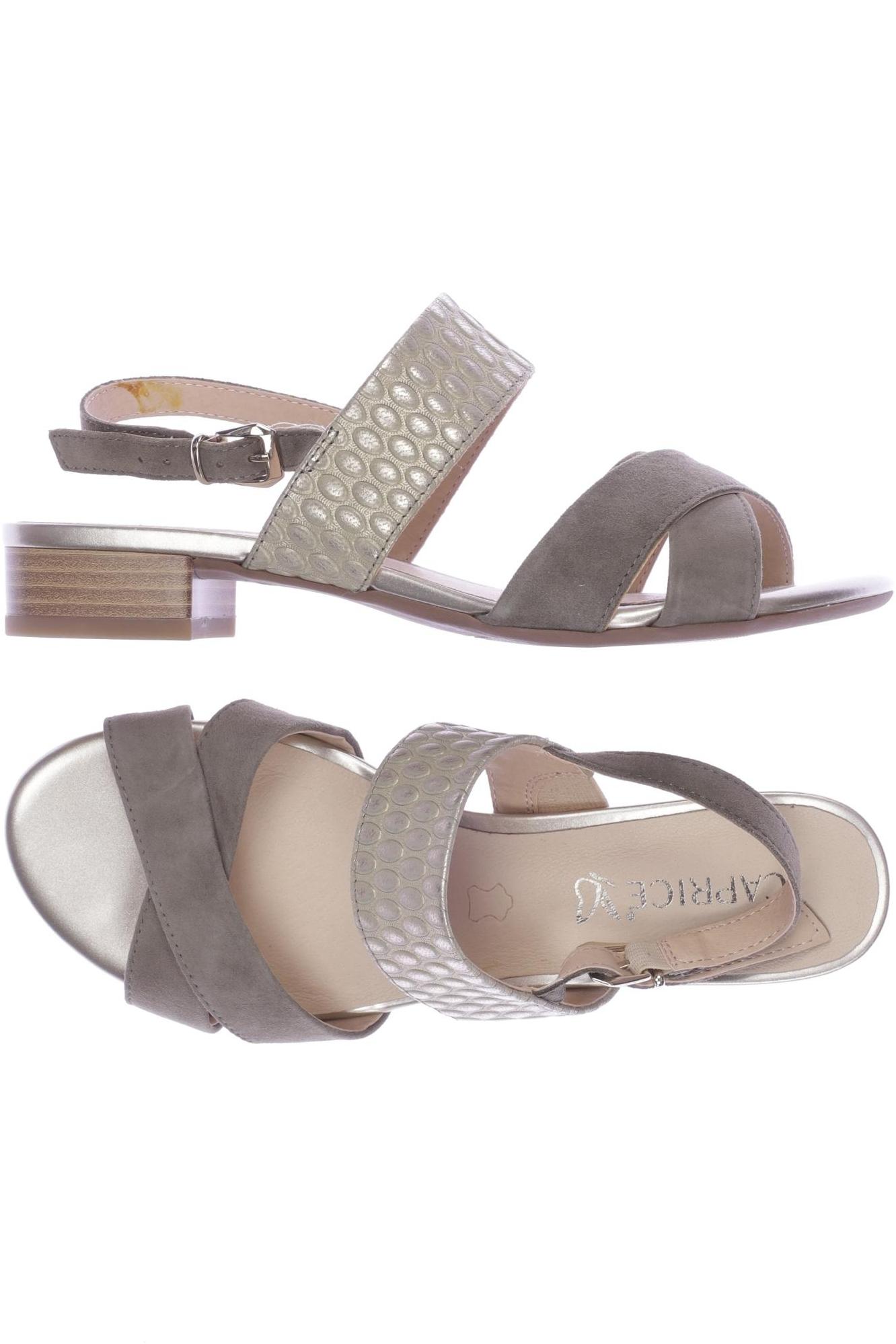 

Caprice Damen Sandale, beige, Gr. 37.5