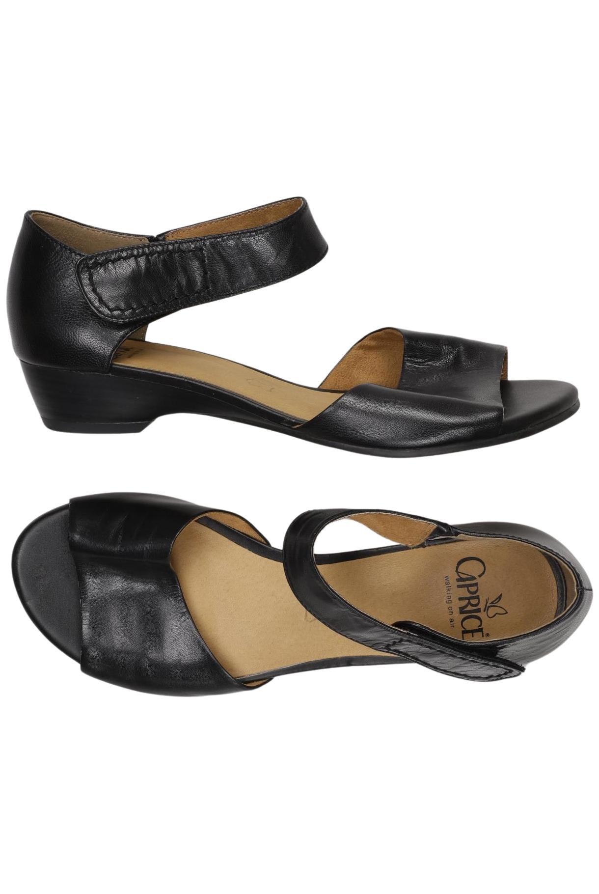 

Caprice Damen Sandale, schwarz, Gr. 7