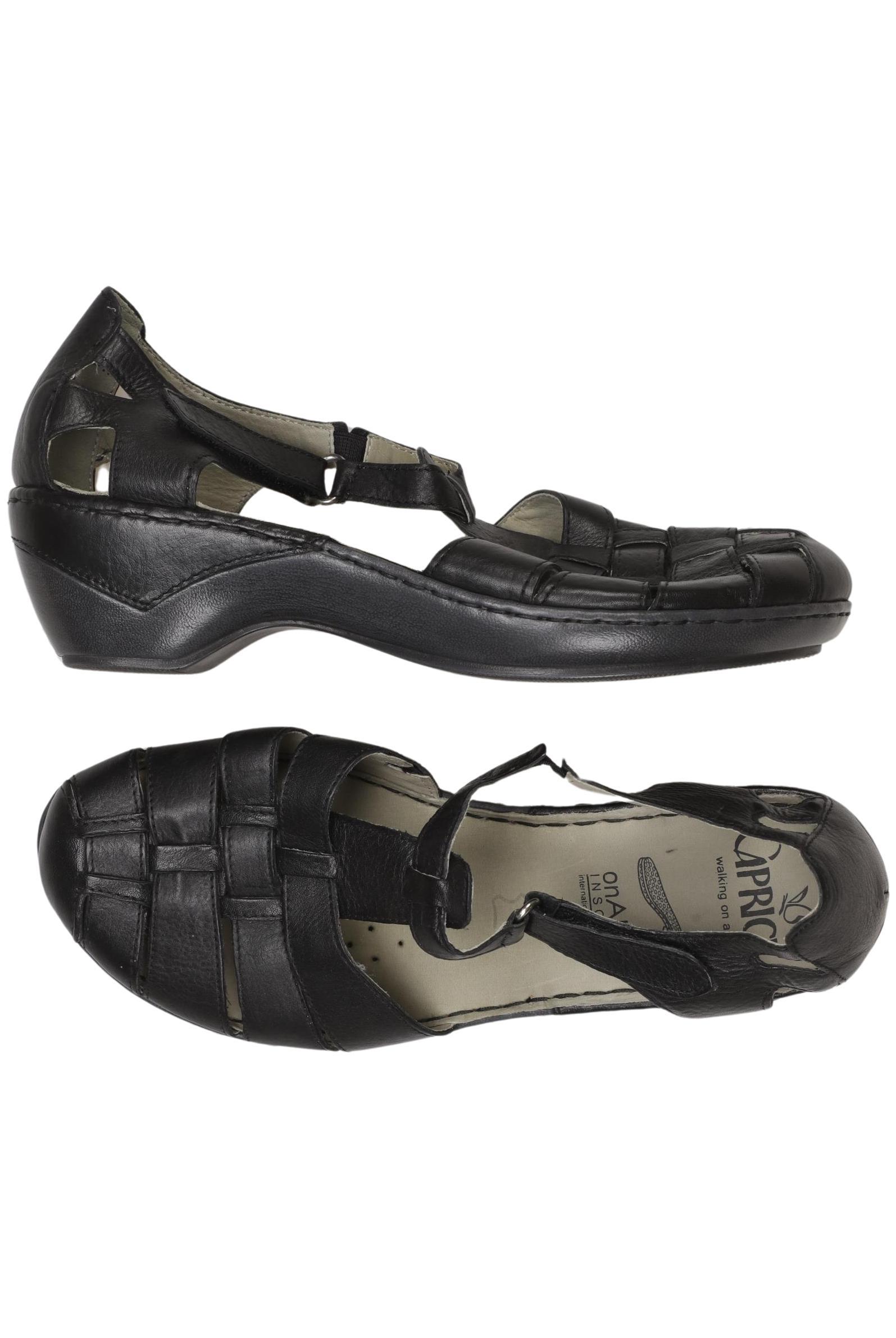 

Caprice Damen Sandale, schwarz, Gr. 5.5