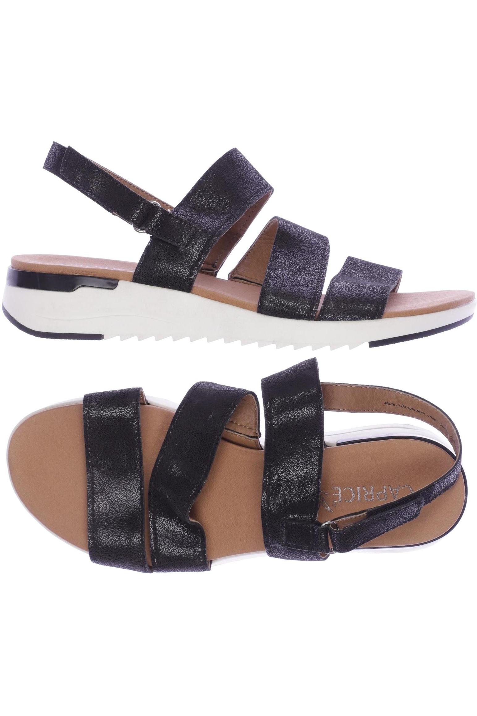

Caprice Damen Sandale, schwarz, Gr. 39