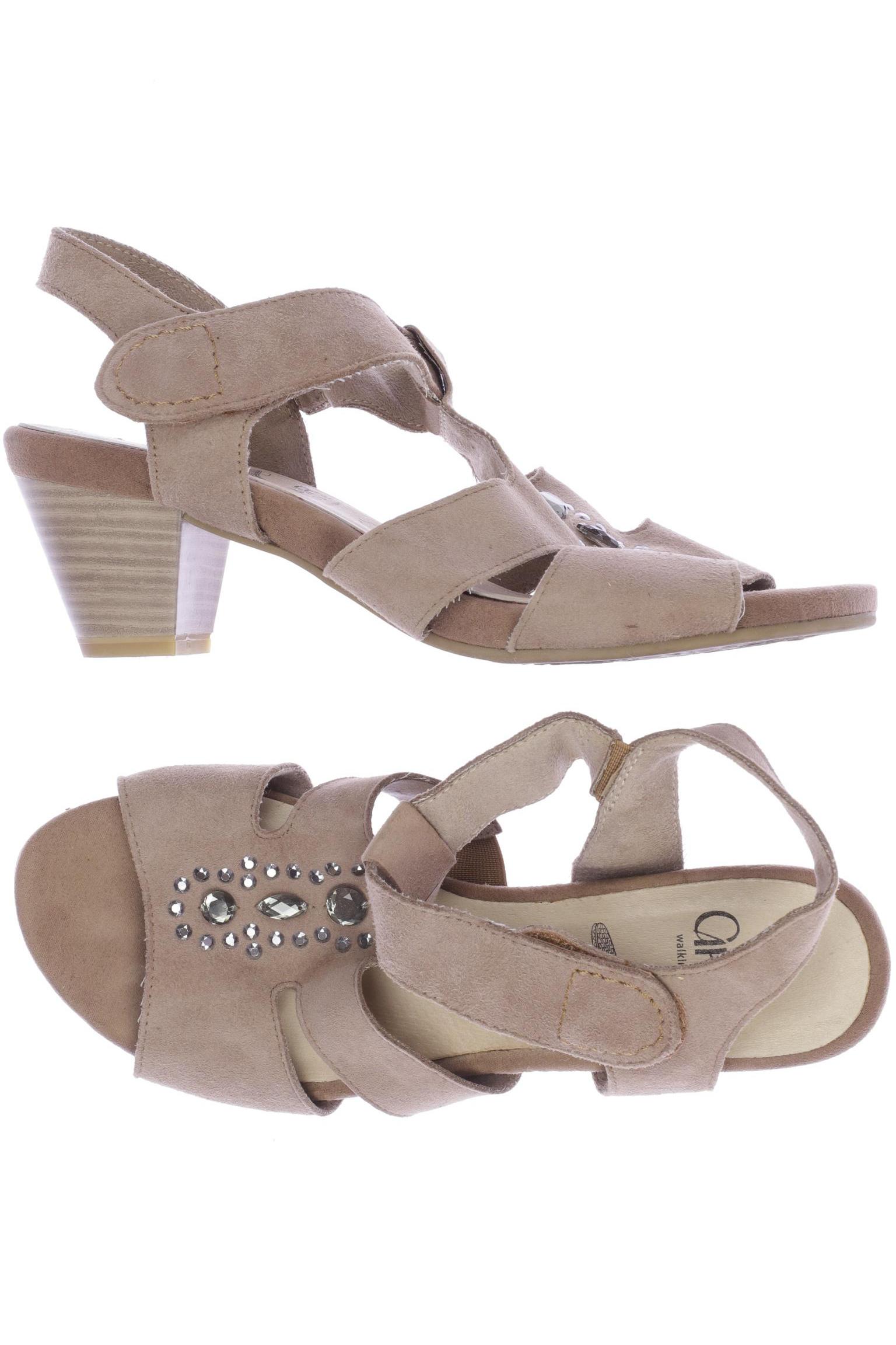 

Caprice Damen Sandale, beige, Gr. 5.5