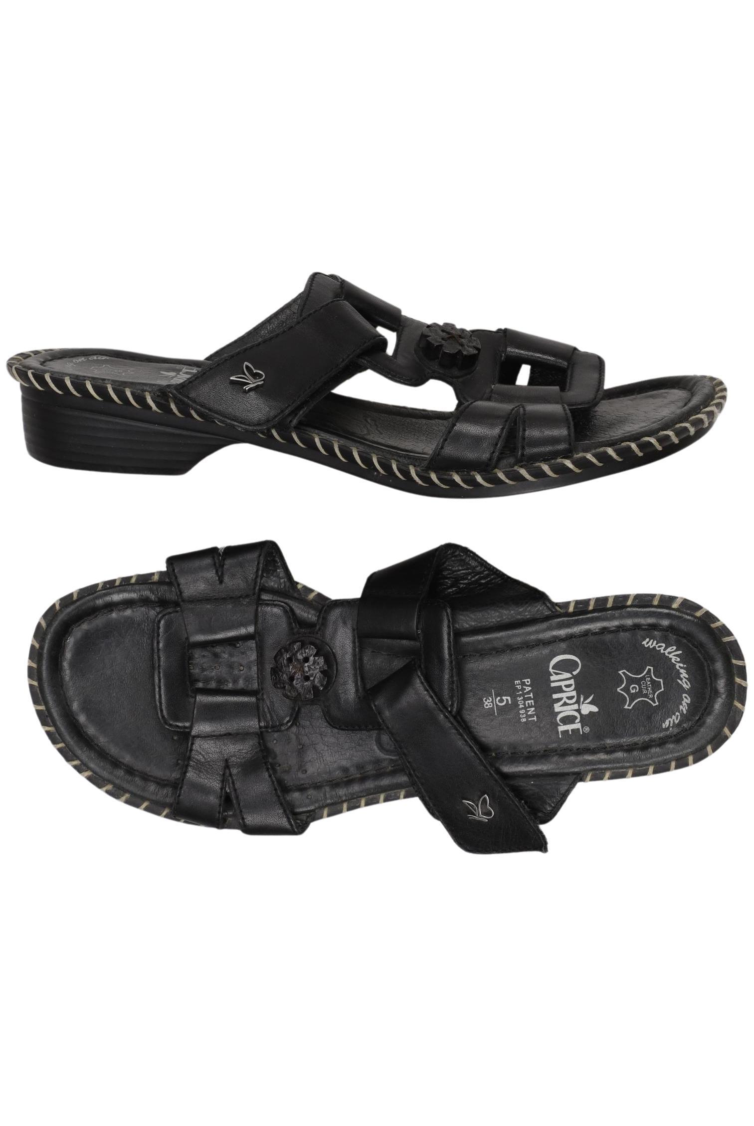 

Caprice Damen Sandale, schwarz, Gr. 38