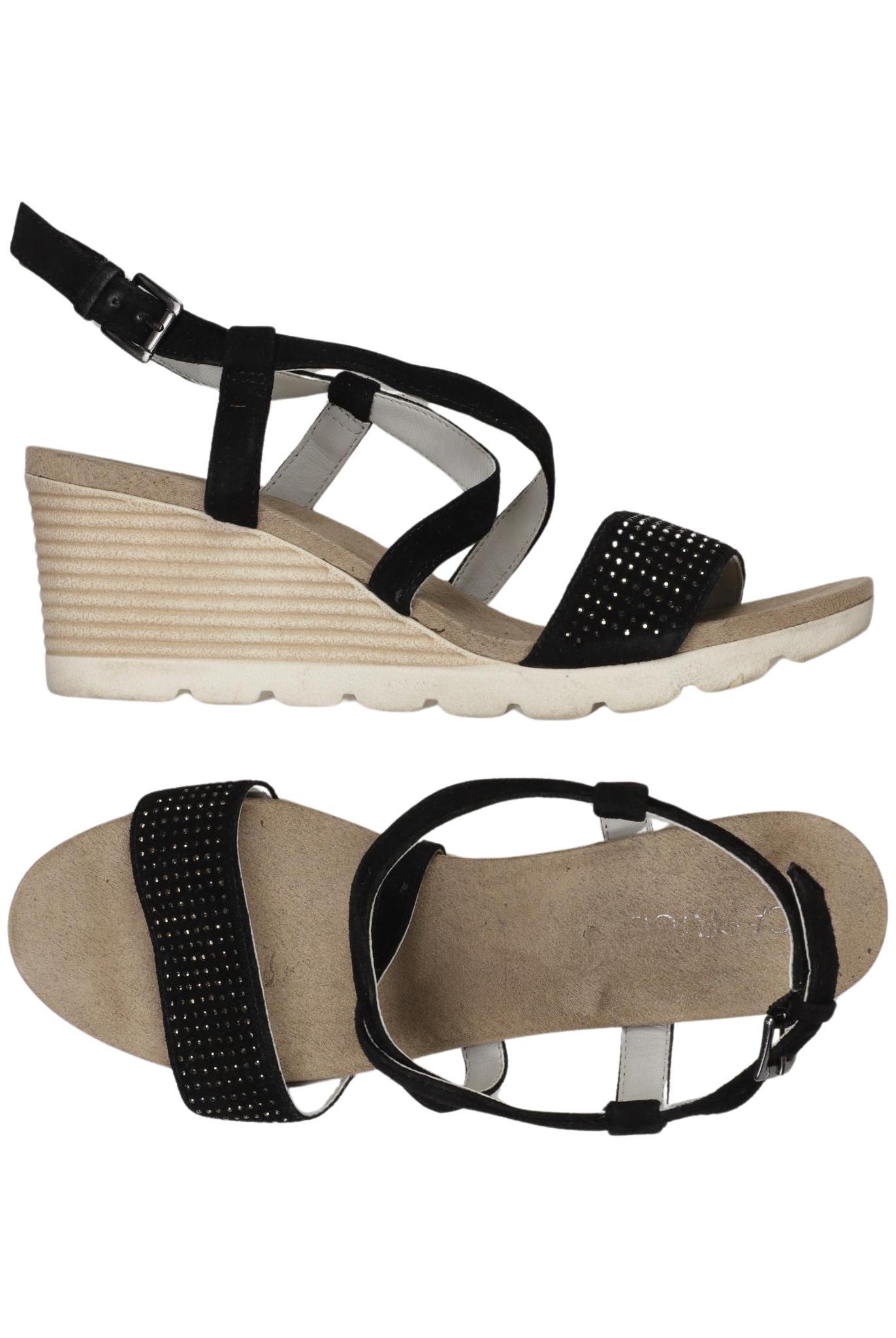 

Caprice Damen Sandale, schwarz, Gr. 6