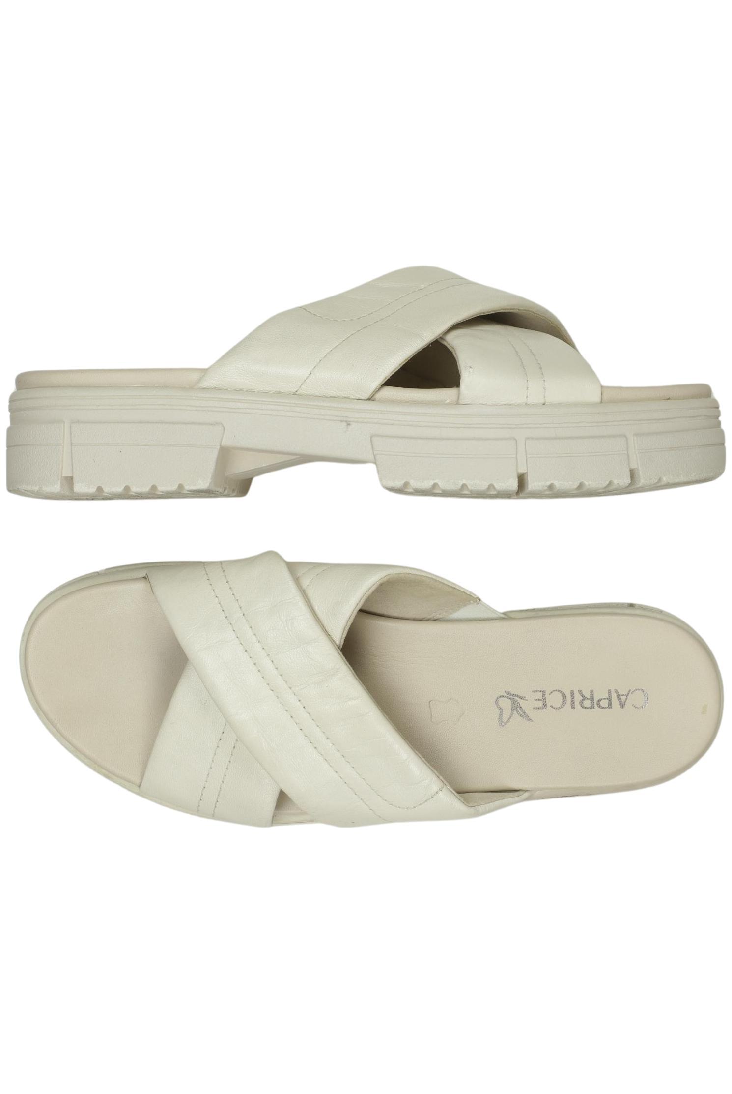 

Caprice Damen Sandale, cremeweiß, Gr. 39