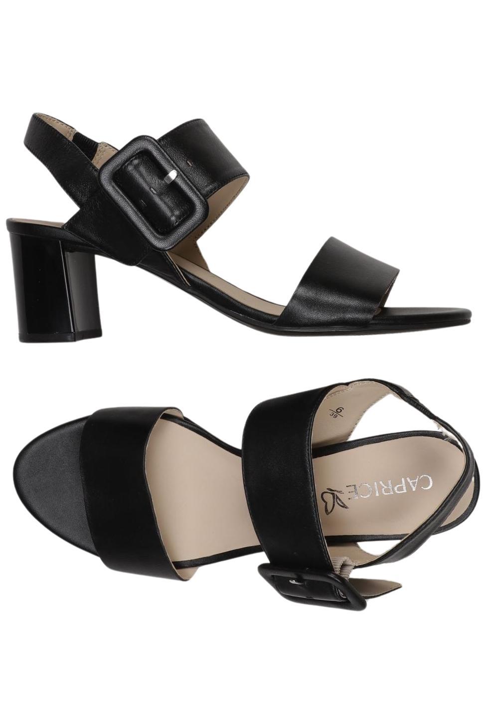

Caprice Damen Sandale, schwarz, Gr. 39