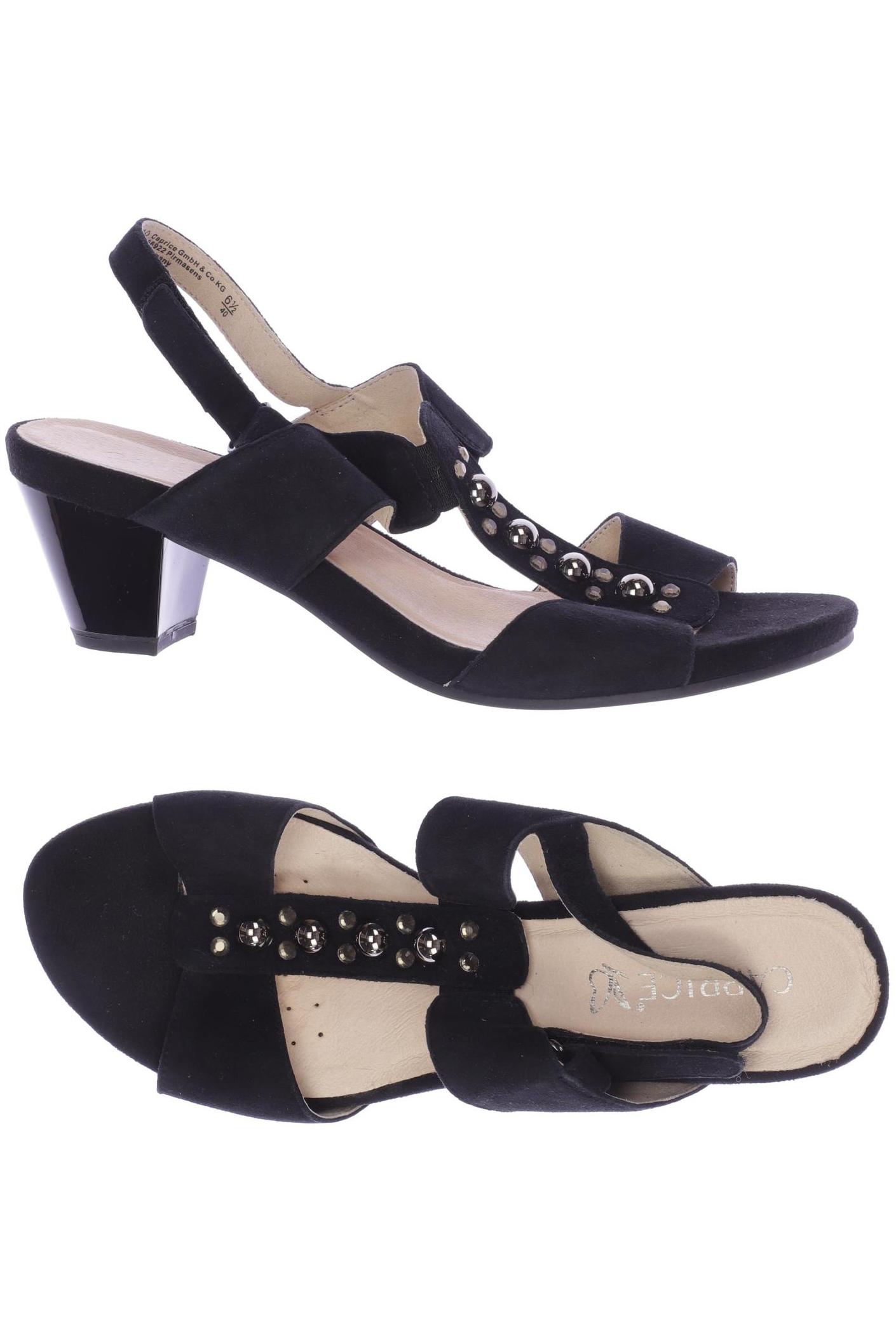 

Caprice Damen Sandale, schwarz, Gr. 40