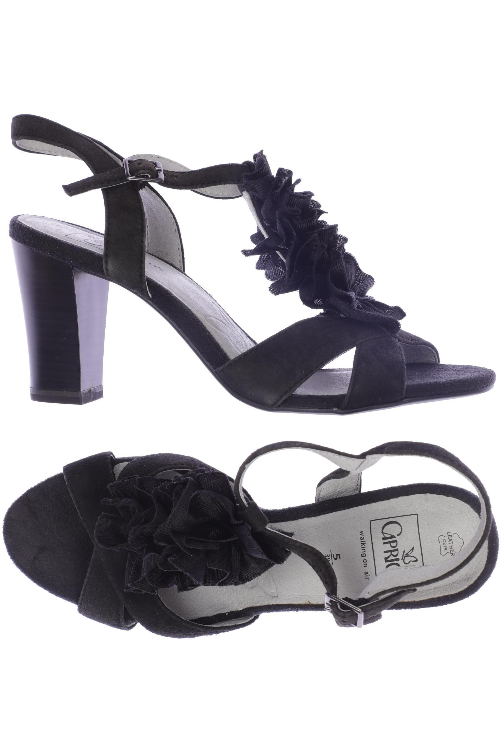 

Caprice Damen Sandale, schwarz, Gr. 38
