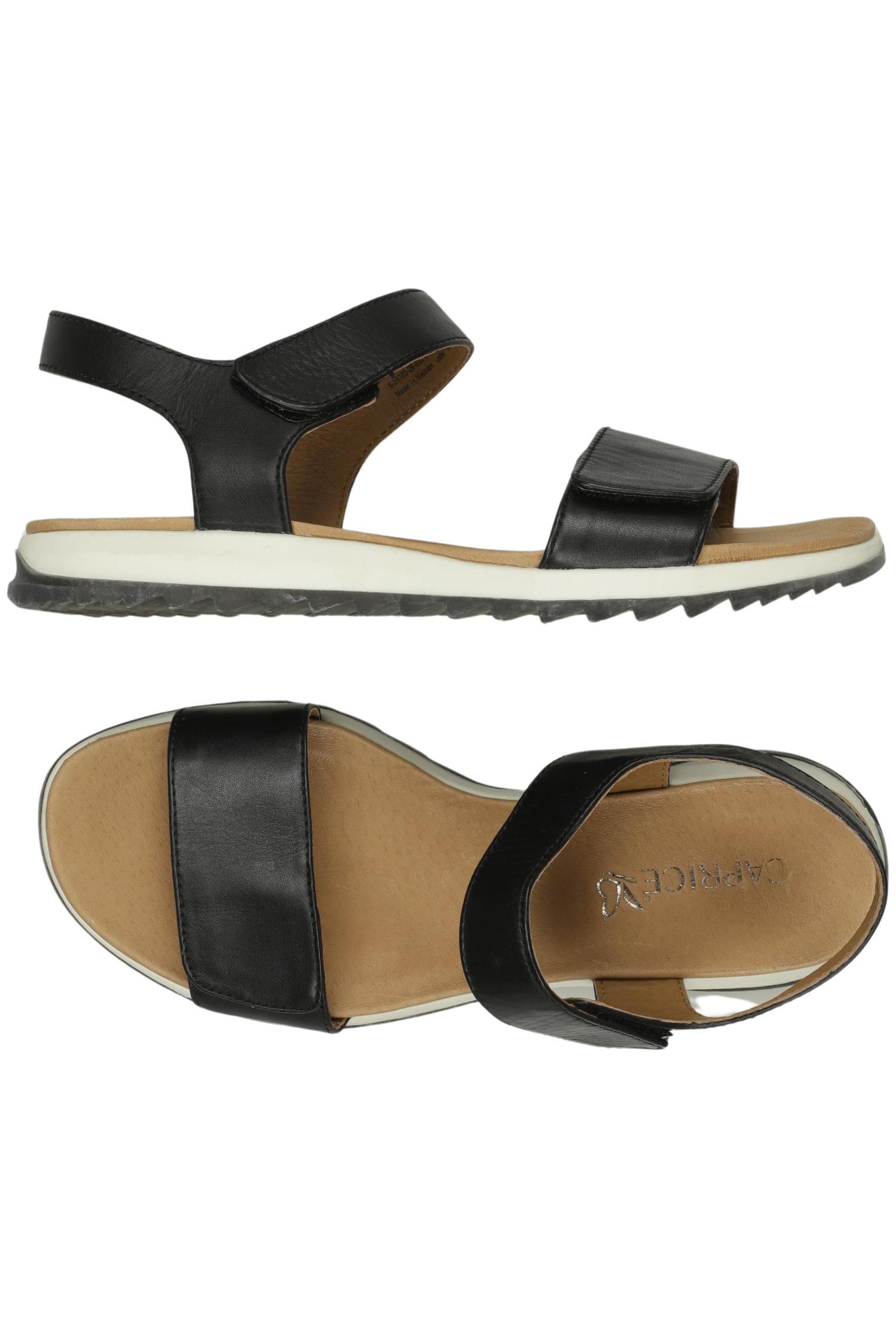 

Caprice Damen Sandale, schwarz, Gr. 38