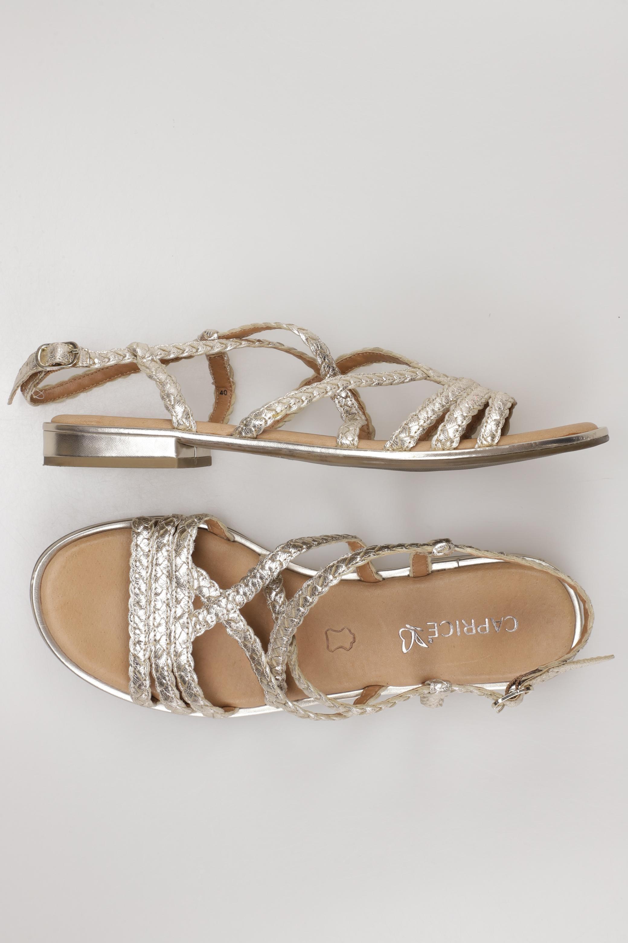 

Caprice Damen Sandale, gold, Gr. 40