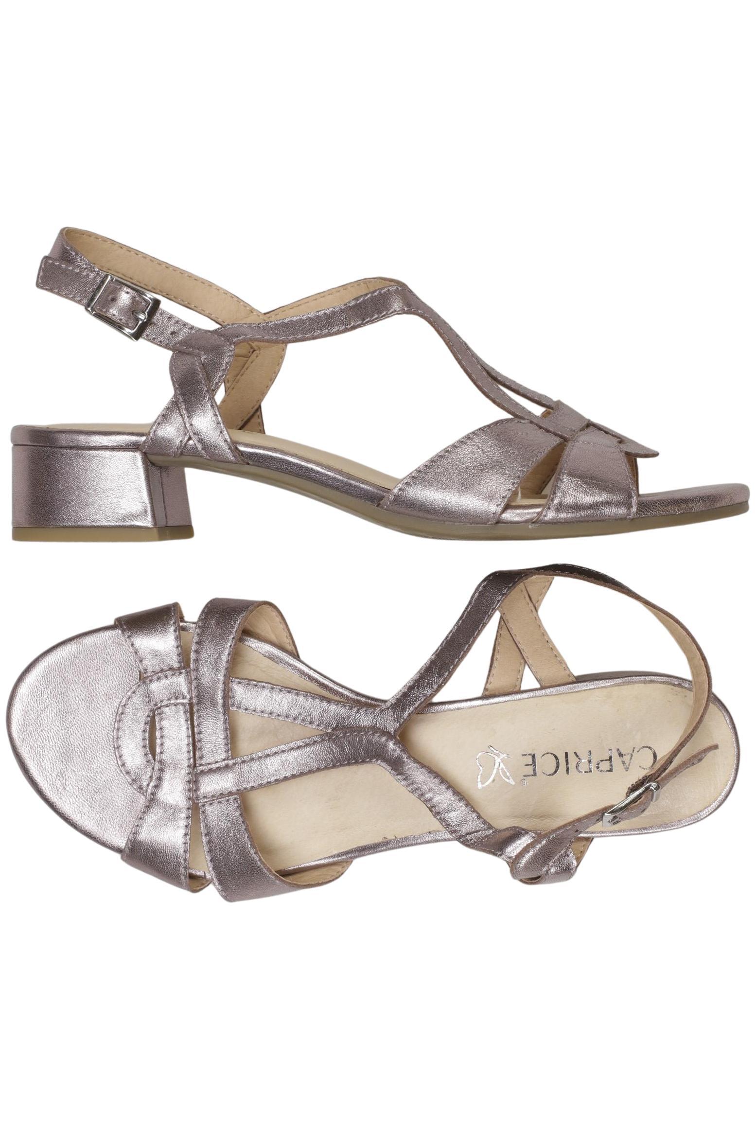 

Caprice Damen Sandale, silber, Gr. 4.5