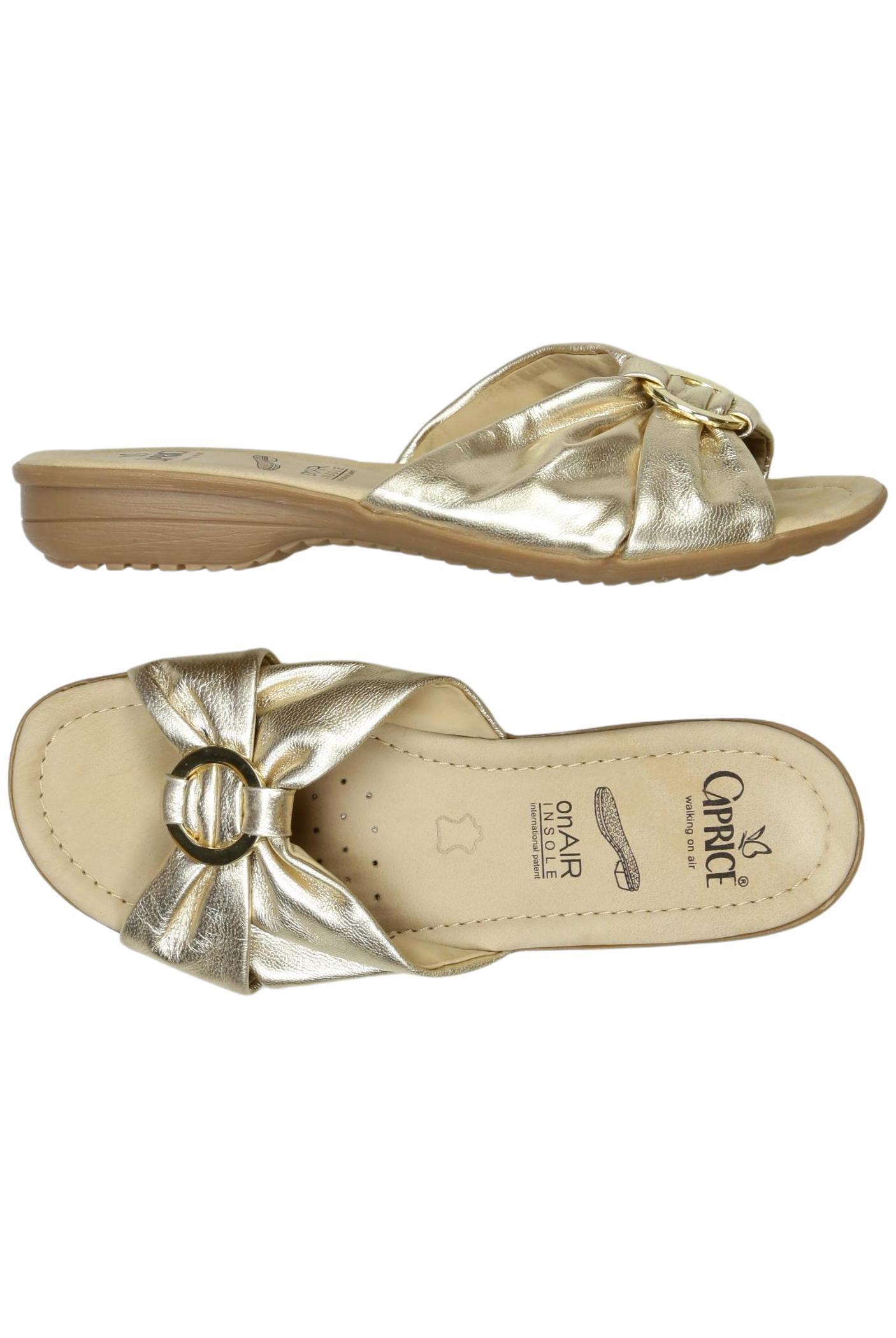 

Caprice Damen Sandale, gold, Gr. 37
