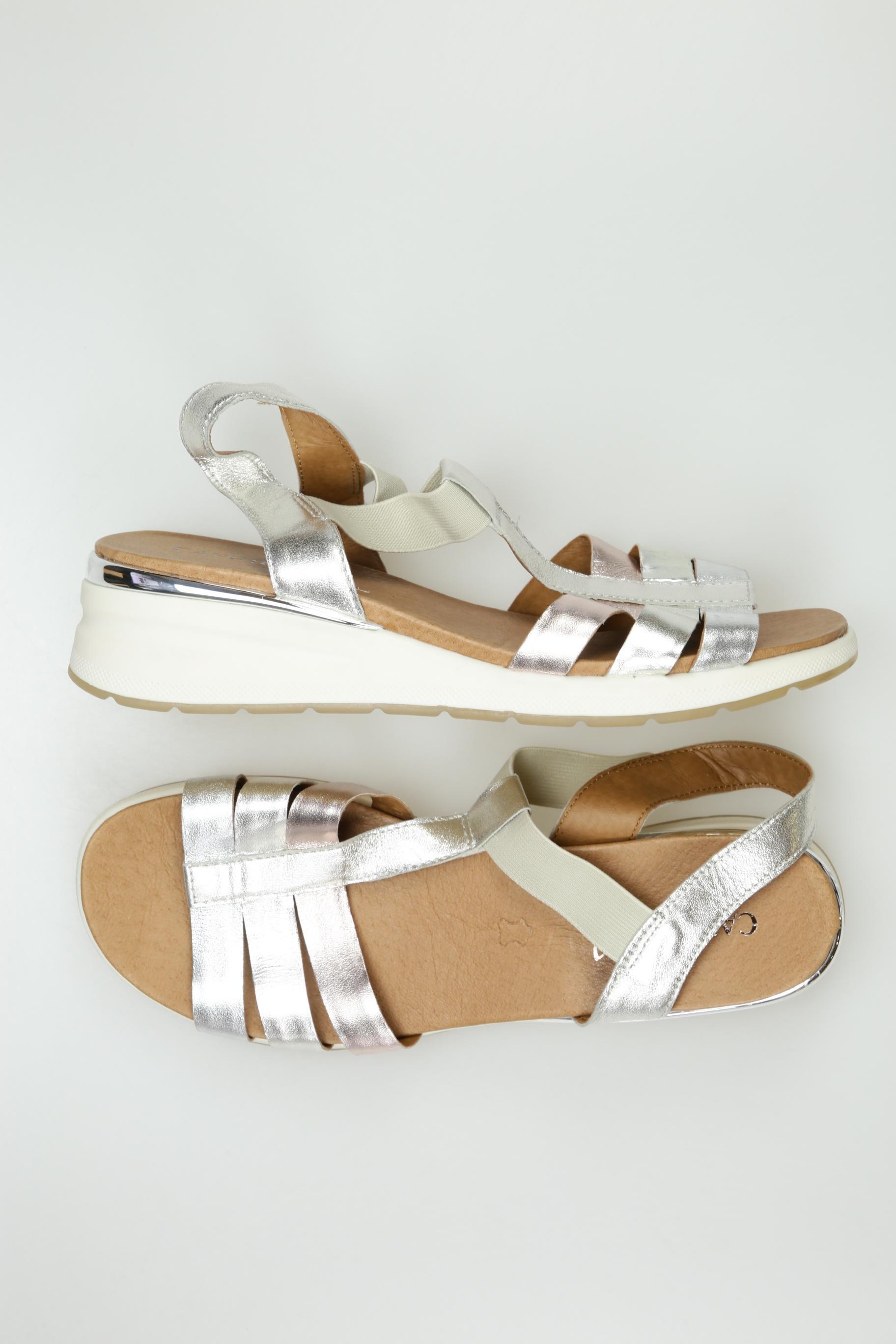 

Caprice Damen Sandale, gold, Gr. 41