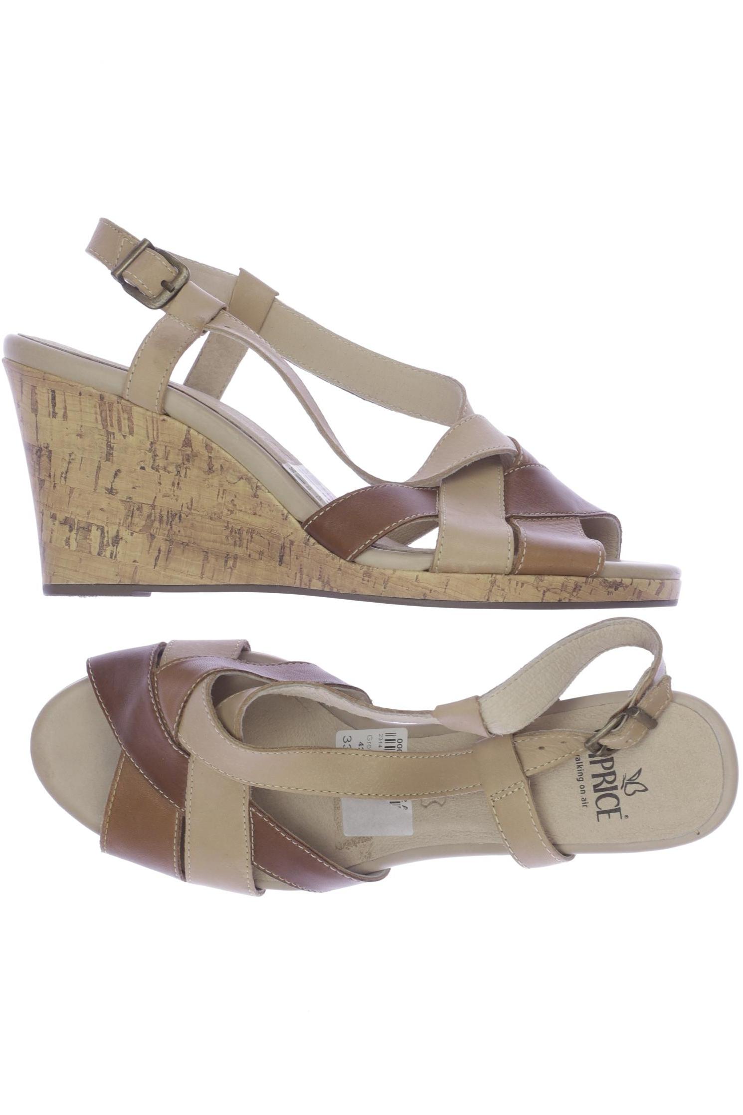 

Caprice Damen Sandale, beige, Gr. 8