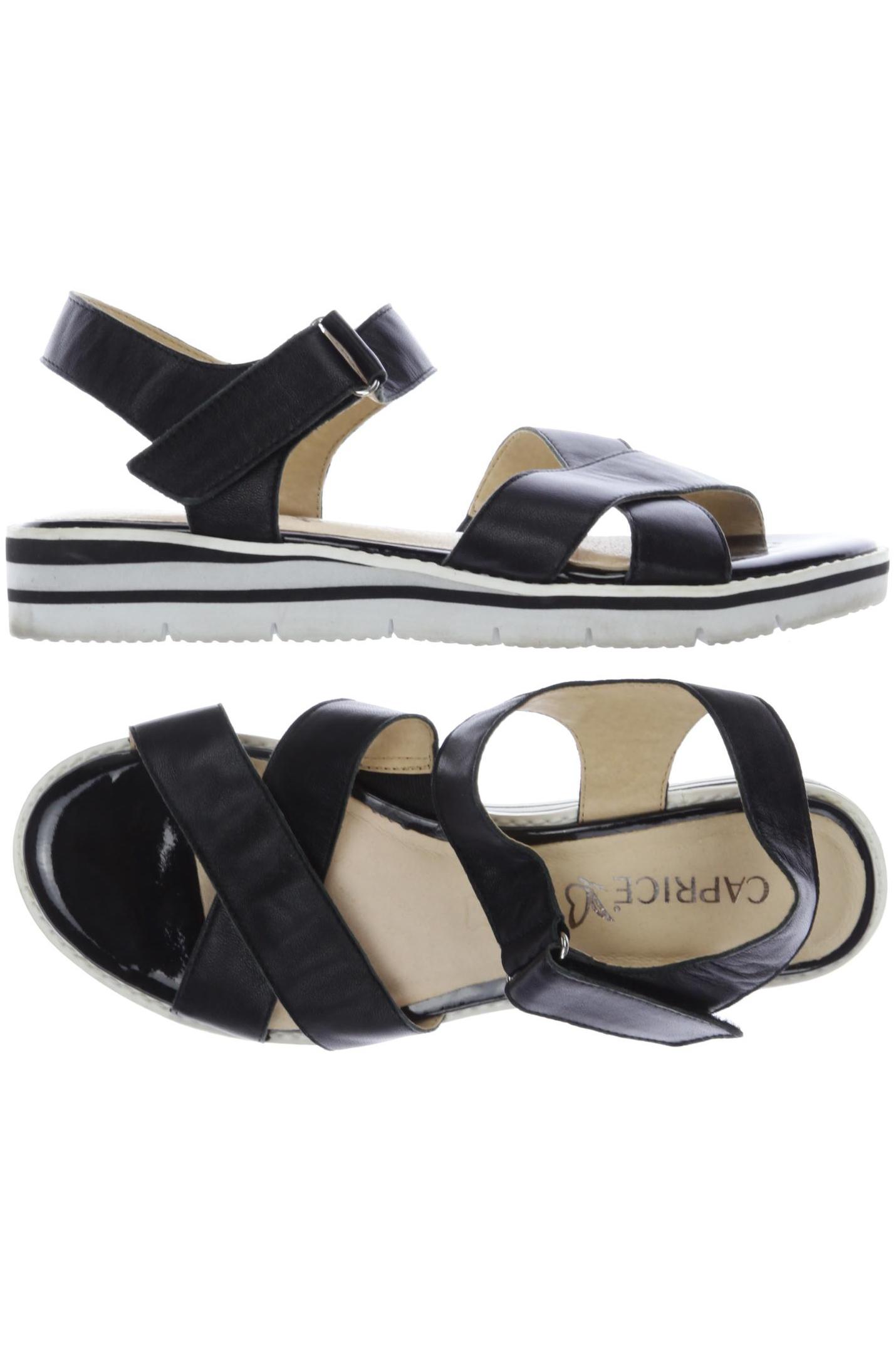 

Caprice Damen Sandale, schwarz, Gr. 38