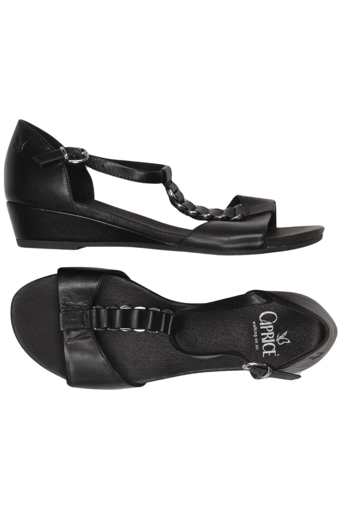 

Caprice Damen Sandale, schwarz, Gr. 38.5