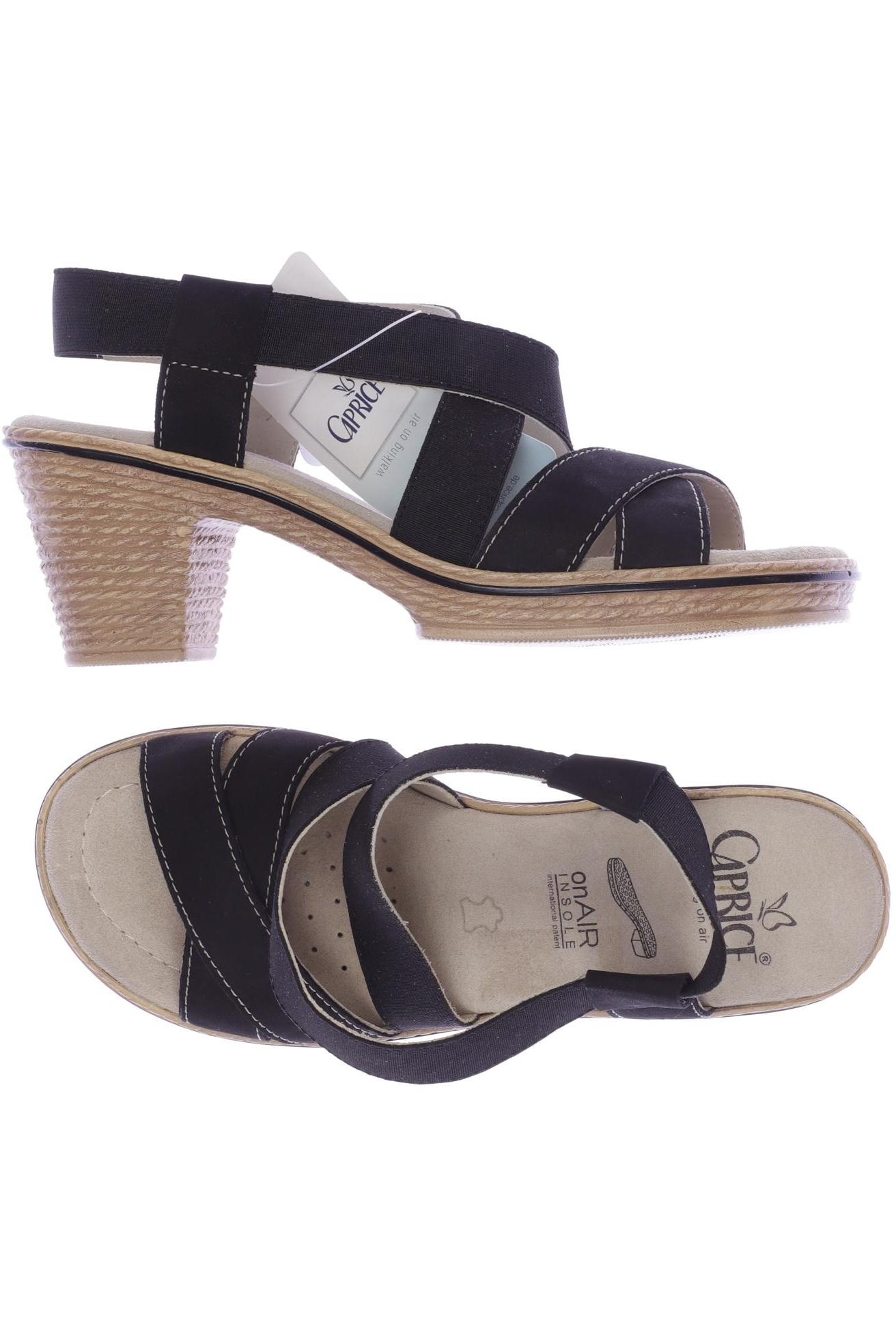 

Caprice Damen Sandale, schwarz, Gr. 38