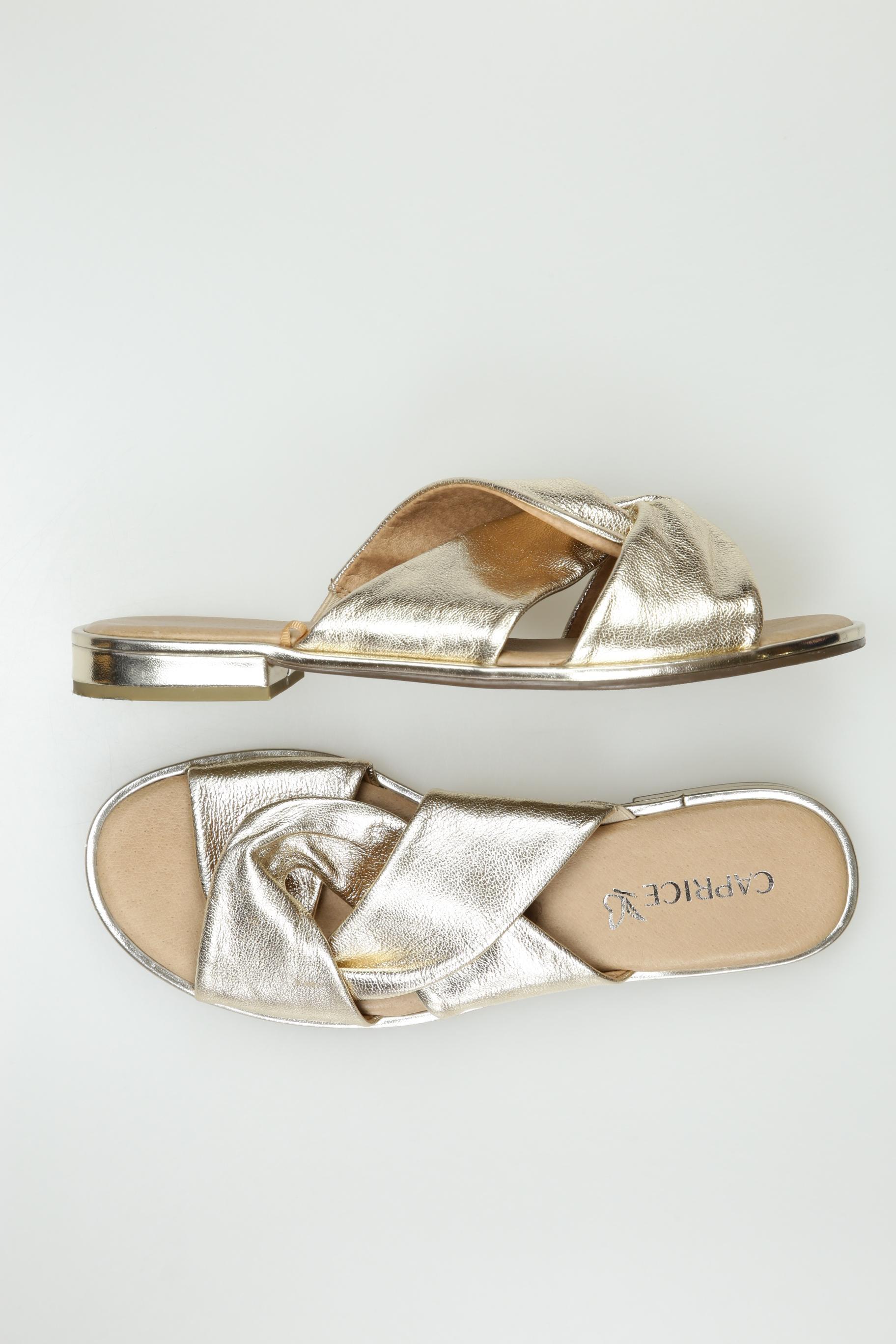 

Caprice Damen Sandale, gold, Gr. 39