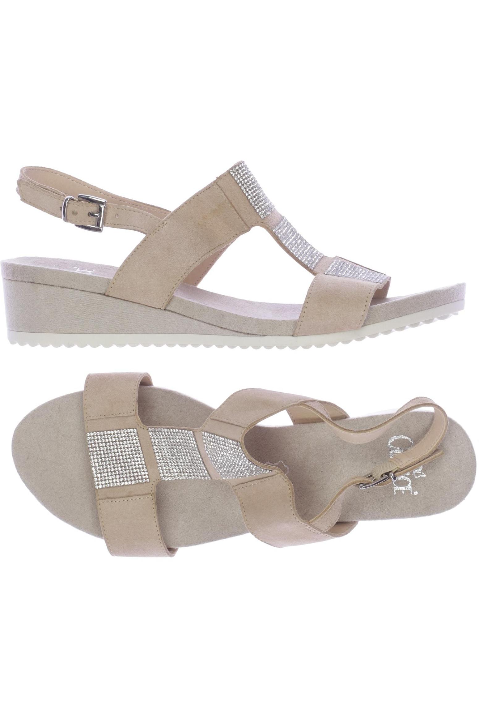 

Caprice Damen Sandale, beige, Gr. 38.5