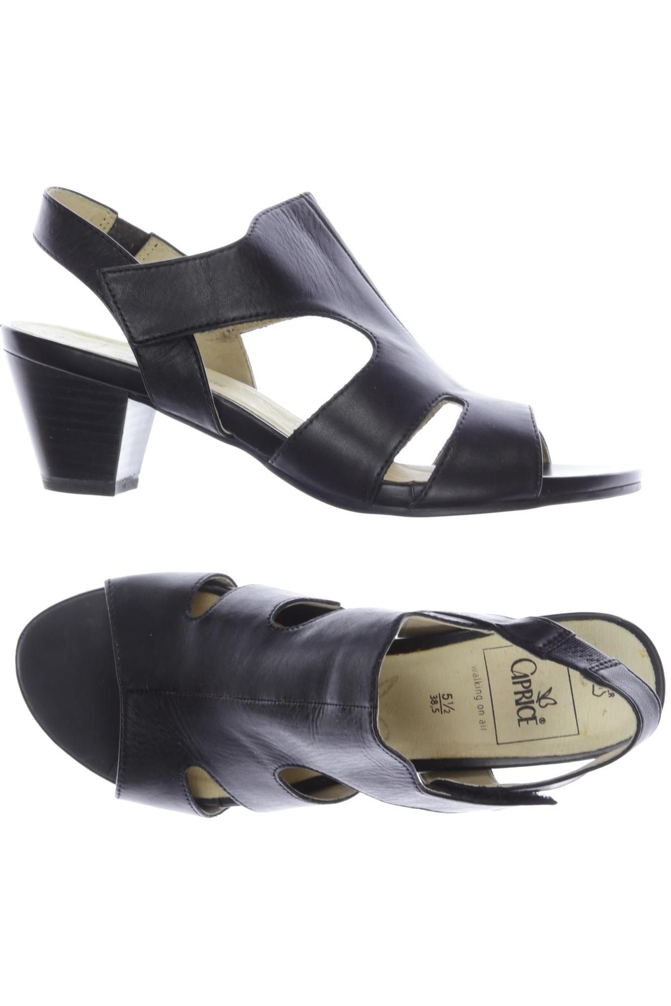 

Caprice Damen Sandale, schwarz, Gr. 38.5