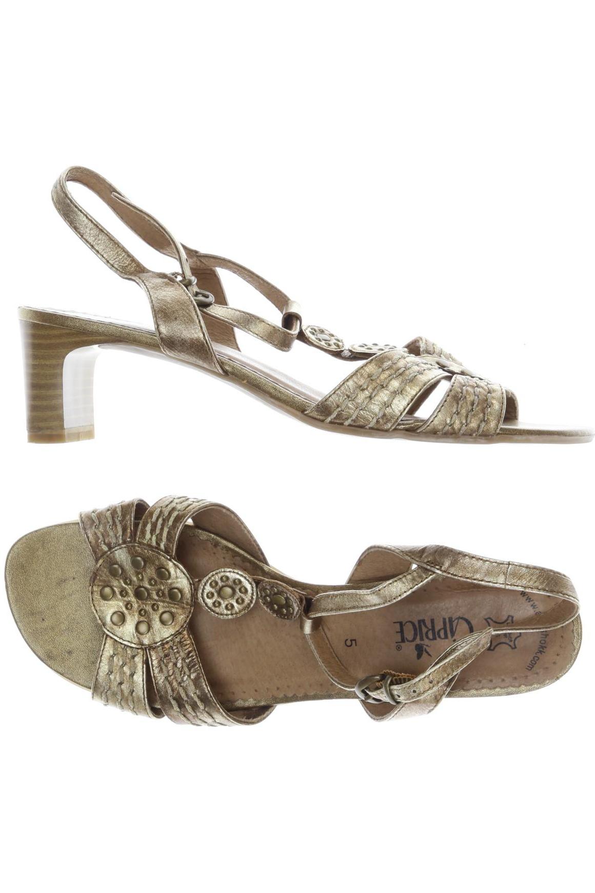 

Caprice Damen Sandale, gold, Gr. 5