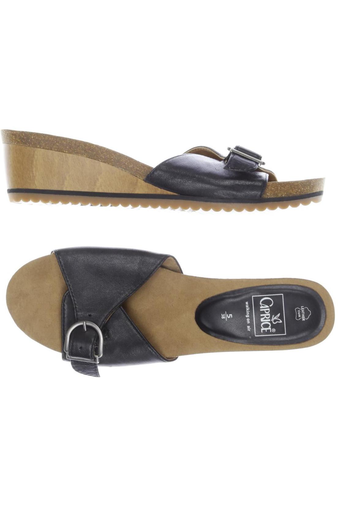 

Caprice Damen Sandale, schwarz, Gr. 38