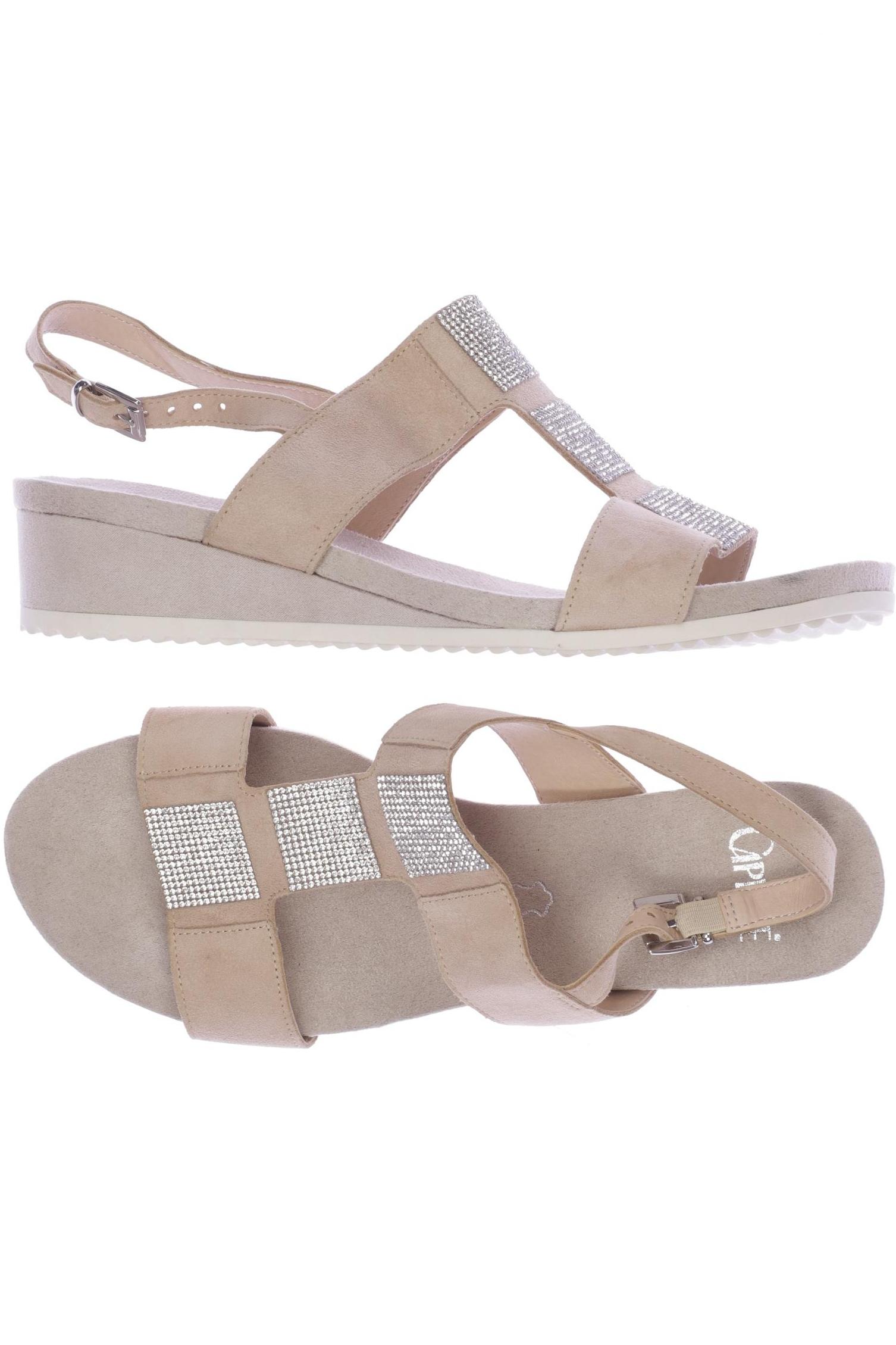 

Caprice Damen Sandale, beige, Gr. 7