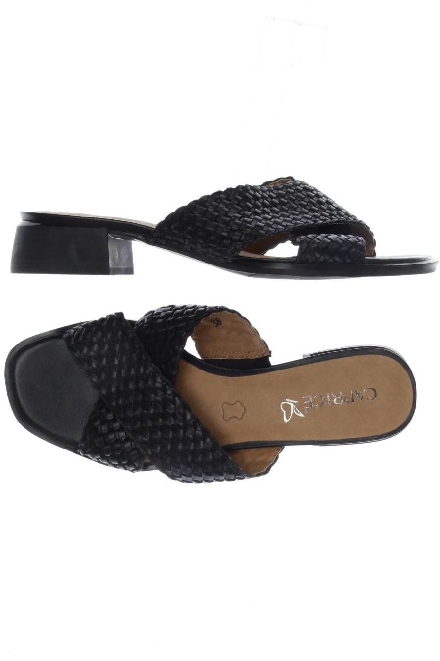 

Caprice Damen Sandale, schwarz, Gr. 38