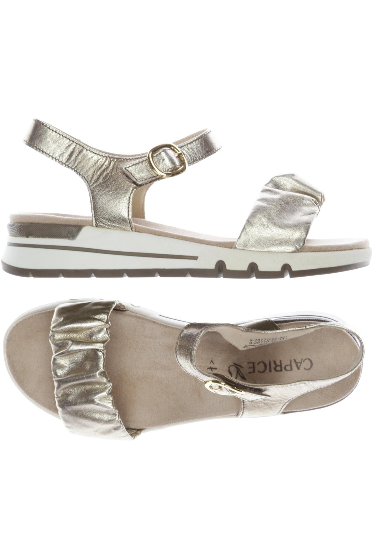 

Caprice Damen Sandale, gold, Gr. 38