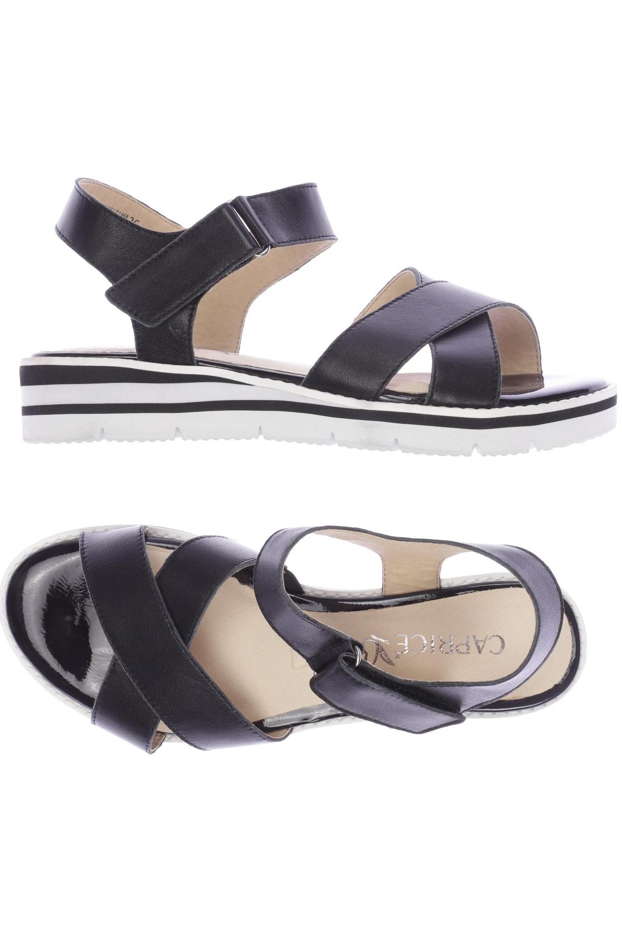 

Caprice Damen Sandale, schwarz