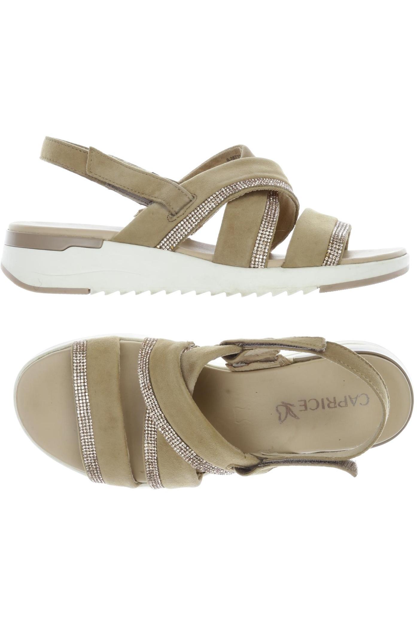 

Caprice Damen Sandale, beige, Gr. 38