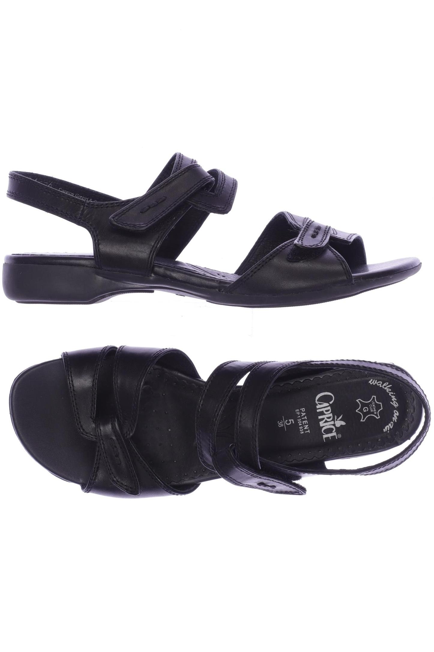 

Caprice Damen Sandale, schwarz, Gr. 5